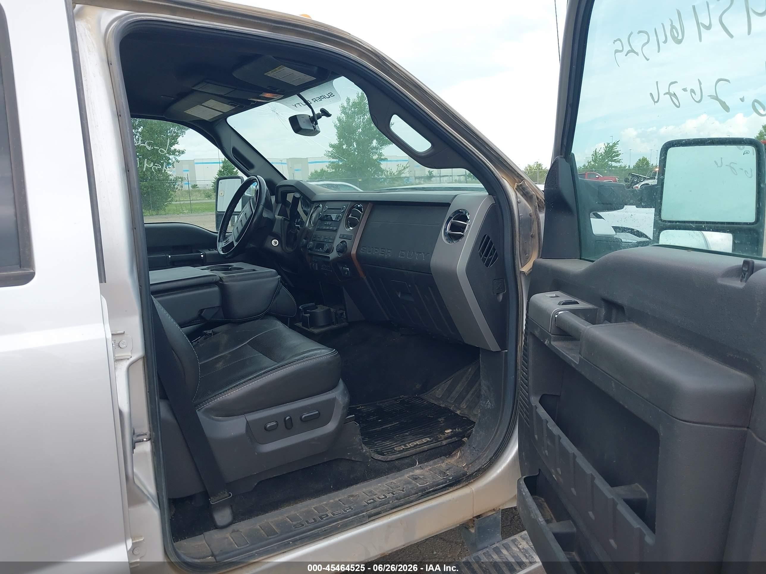 2012 Ford F-250 King Ranch/lariat/xl/xlt Gray vin: 1FT7W2BT2CEB96529