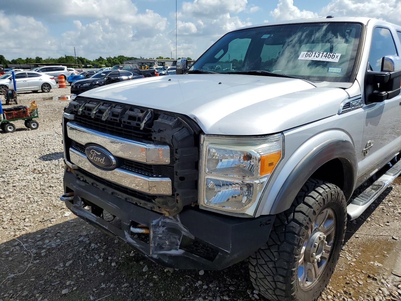 2012 Ford F250 Super Duty White vin: 1FT7W2BT2CEC09084