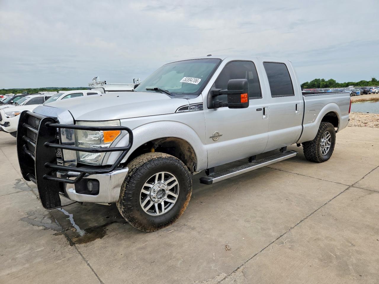 2012 Ford F250 Super Duty Silver vin: 1FT7W2BT2CED16488