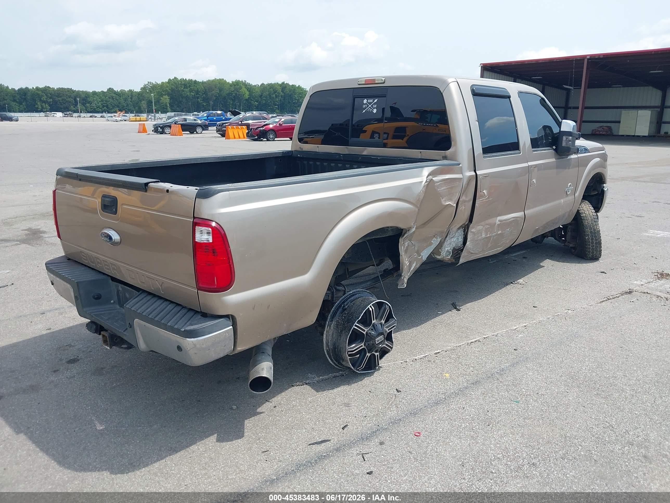 2013 Ford Super Duty F-250 Srw Lariat Gold vin: 1FT7W2BT2DEA54067
