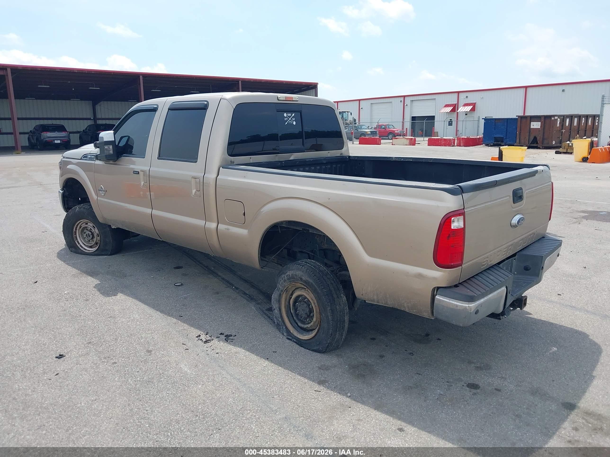 2013 Ford Super Duty F-250 Srw Lariat Gold vin: 1FT7W2BT2DEA54067