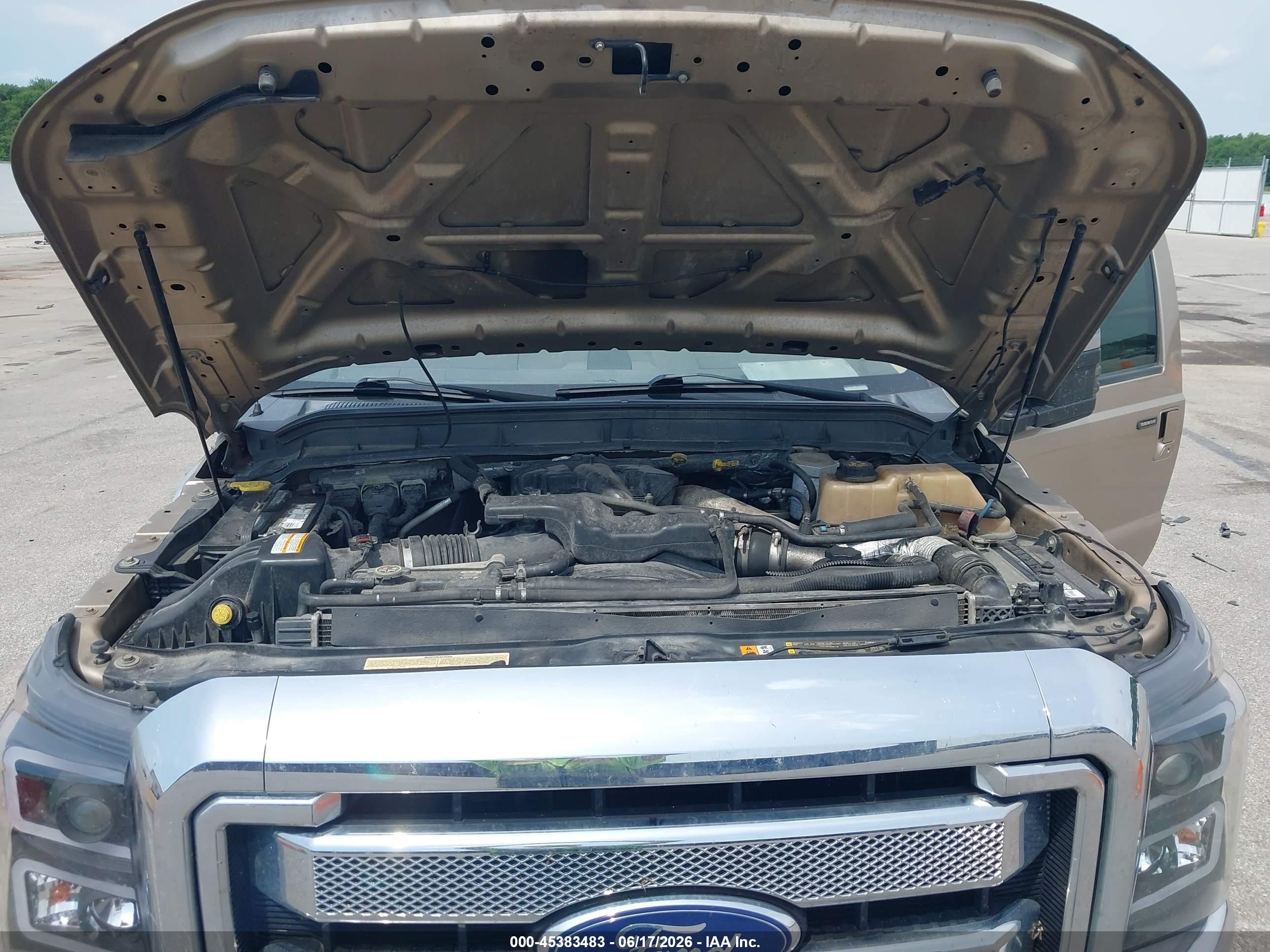 2013 Ford Super Duty F-250 Srw Lariat Gold vin: 1FT7W2BT2DEA54067