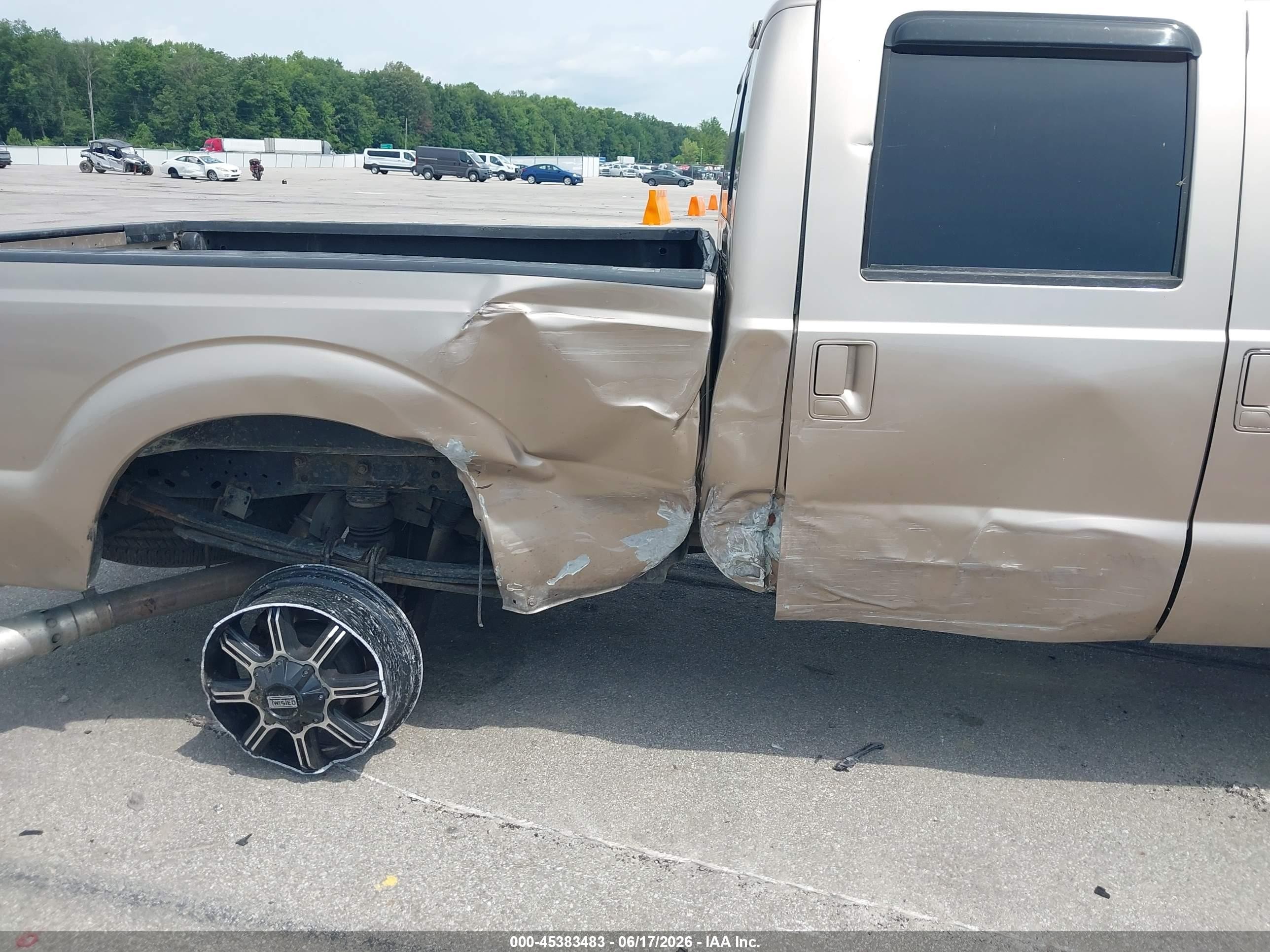 2013 Ford Super Duty F-250 Srw Lariat Gold vin: 1FT7W2BT2DEA54067