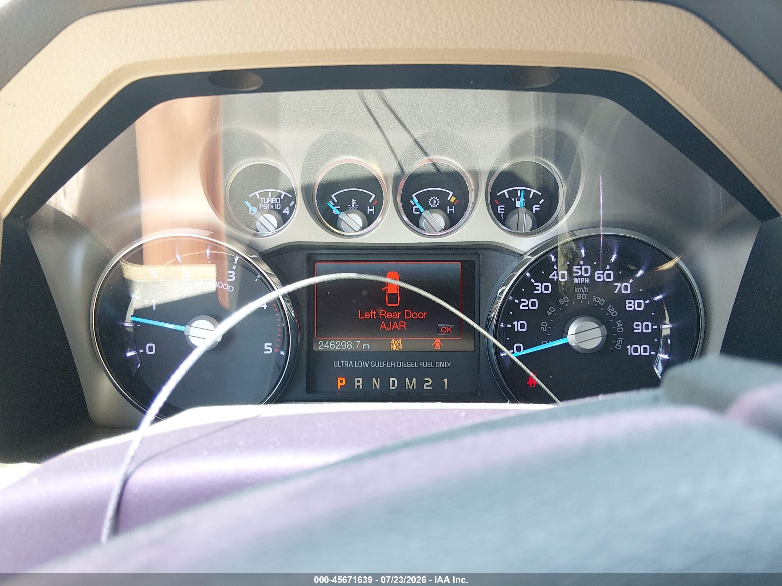 2013 Ford Super Duty F-250 Srw Lariat Белый vin: 1FT7W2BT2DEB17099