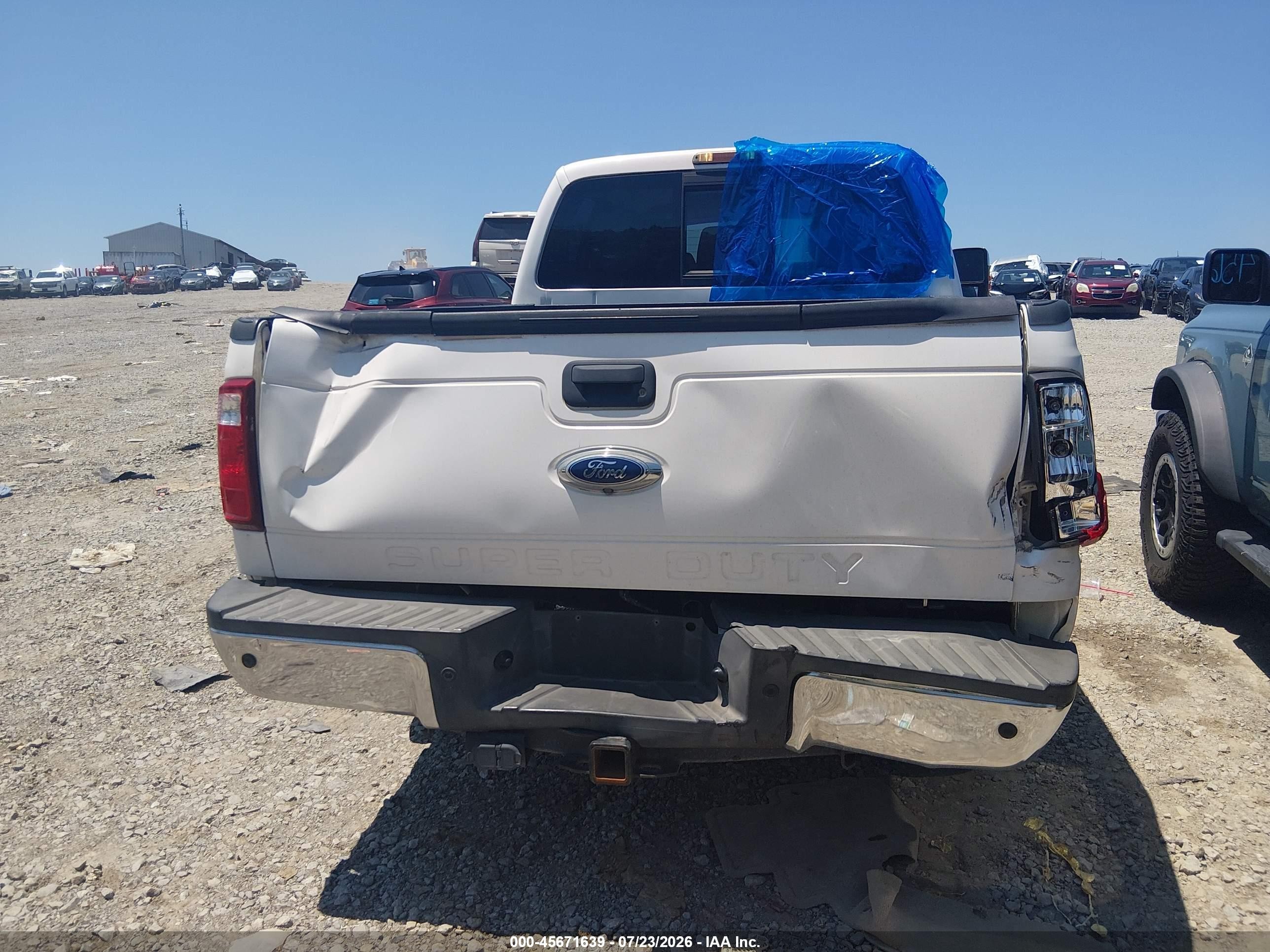 2013 Ford Super Duty F-250 Srw Lariat Белый vin: 1FT7W2BT2DEB17099