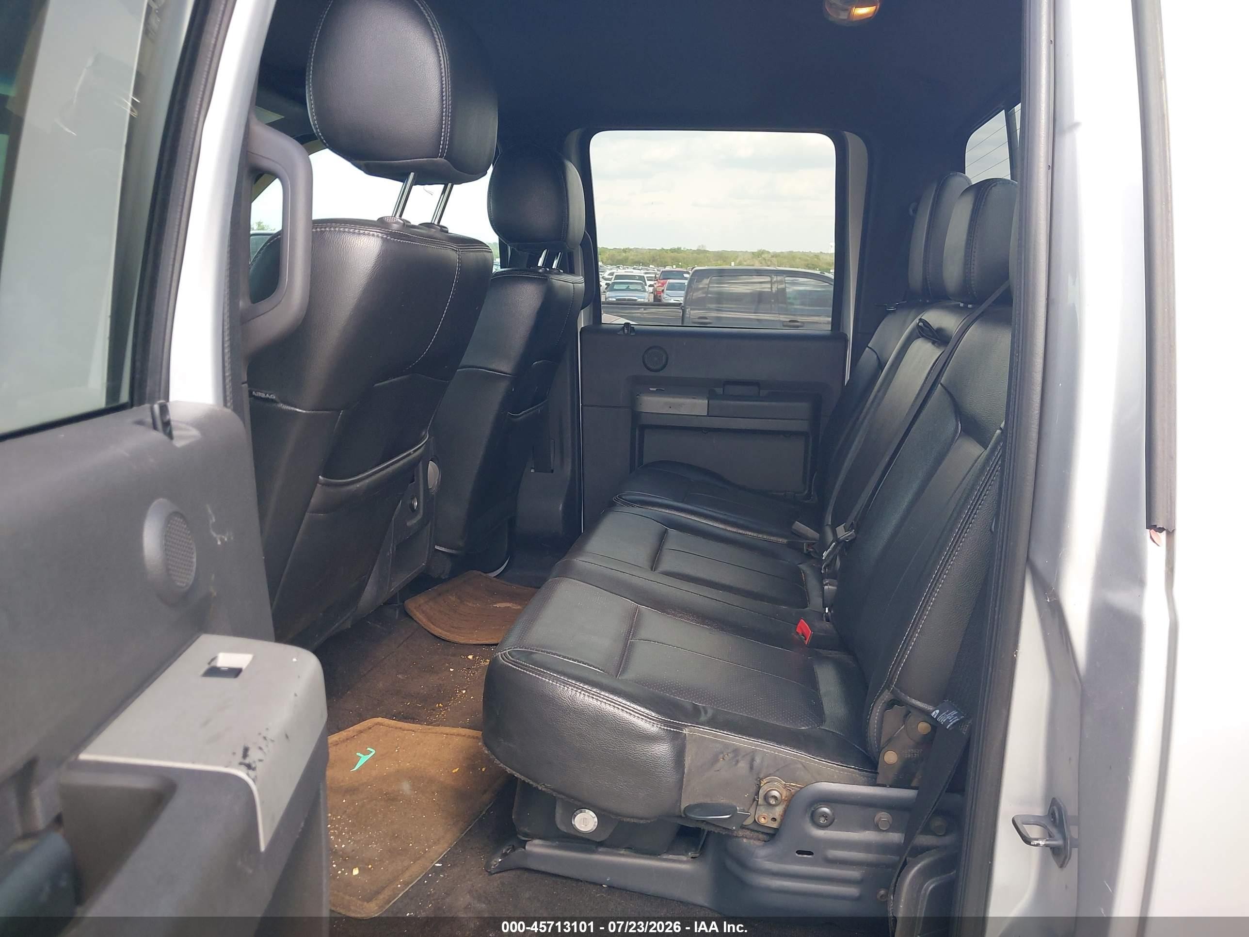 2013 Ford F-250 Lariat Silver vin: 1FT7W2BT2DEB45050