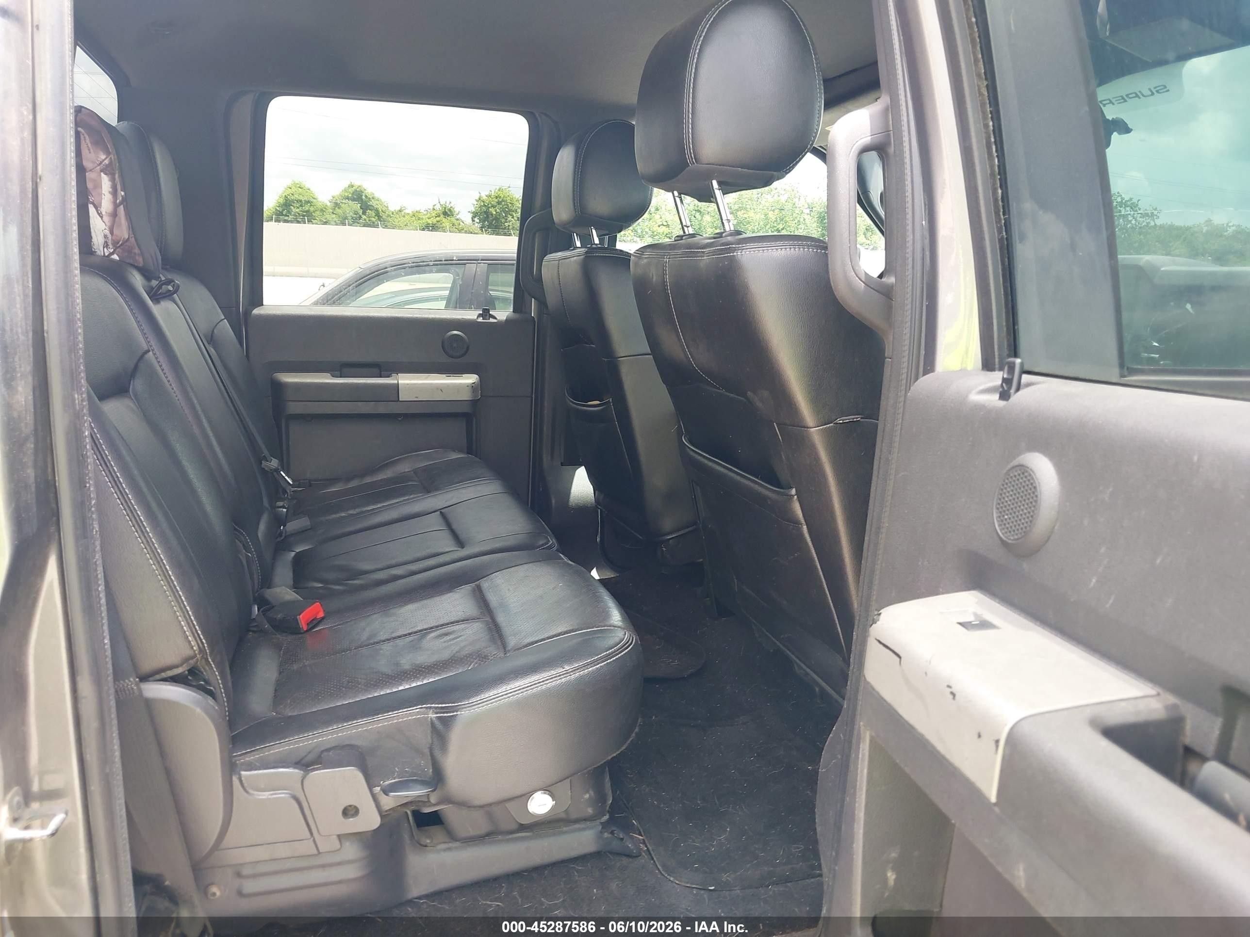 2013 Ford F-250 Lariat Gray vin: 1FT7W2BT2DEB50605