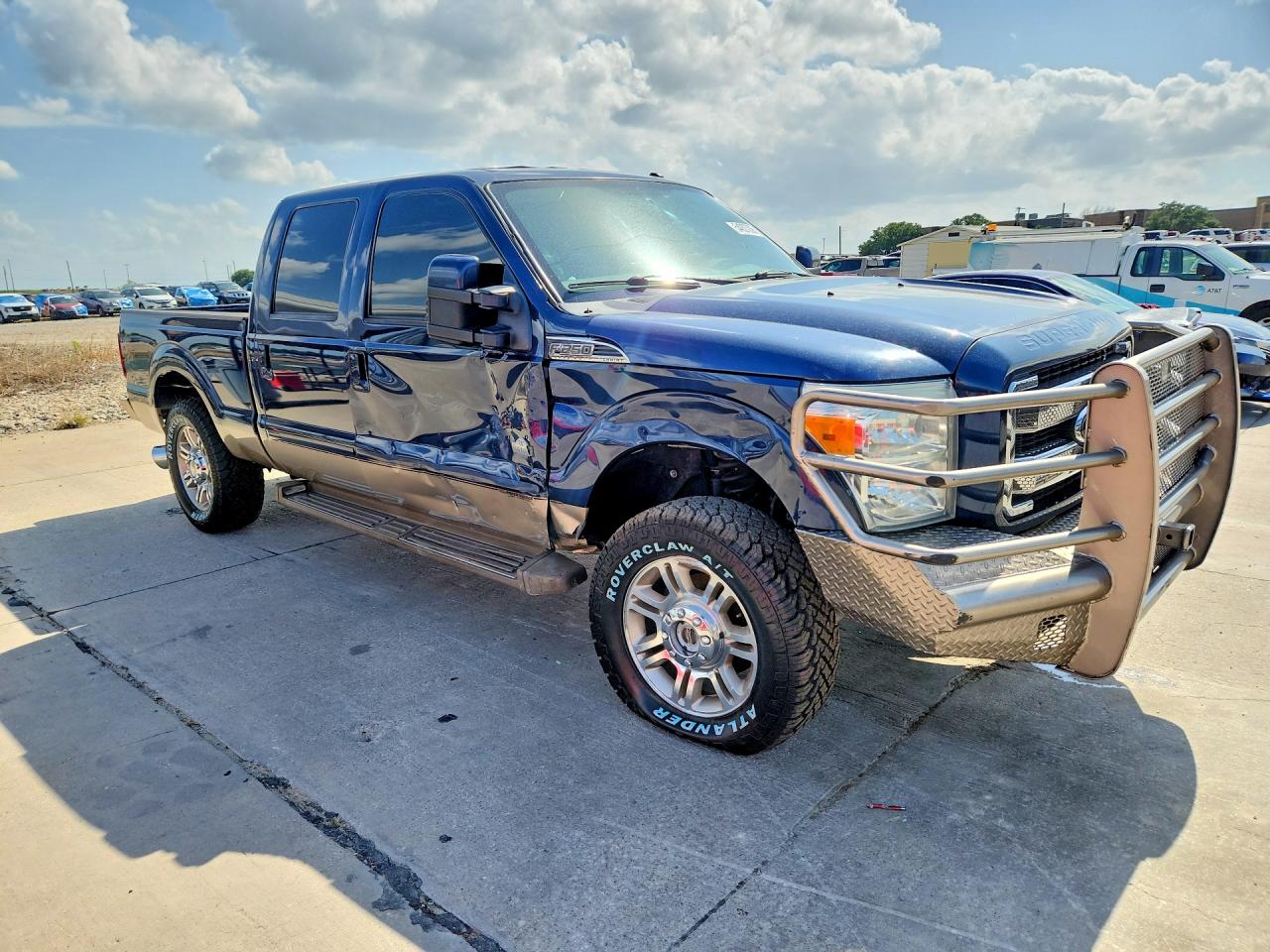 2013 Ford F250 Super Duty Blue vin: 1FT7W2BT2DEB73527