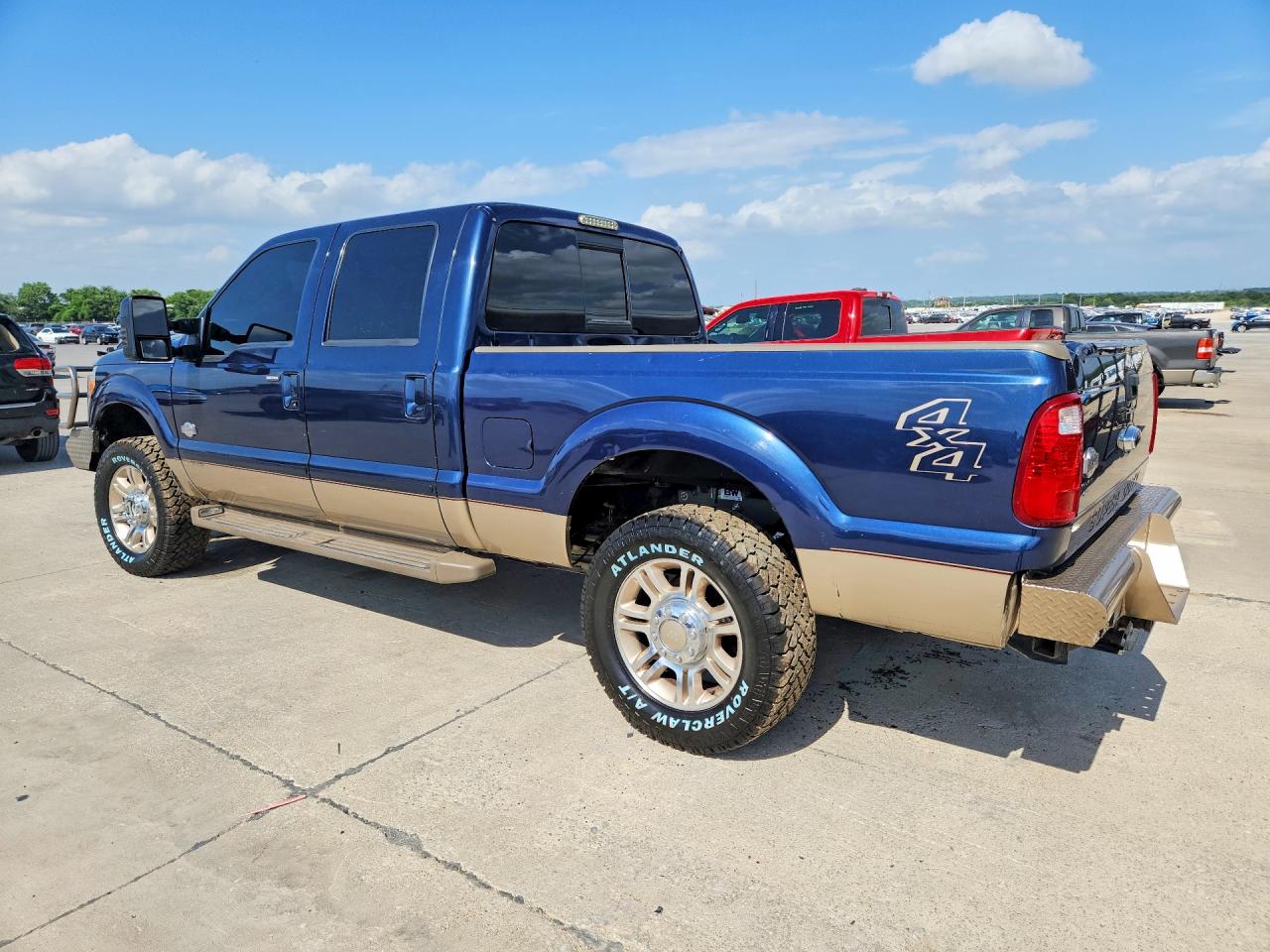 2013 Ford F250 Super Duty Blue vin: 1FT7W2BT2DEB73527