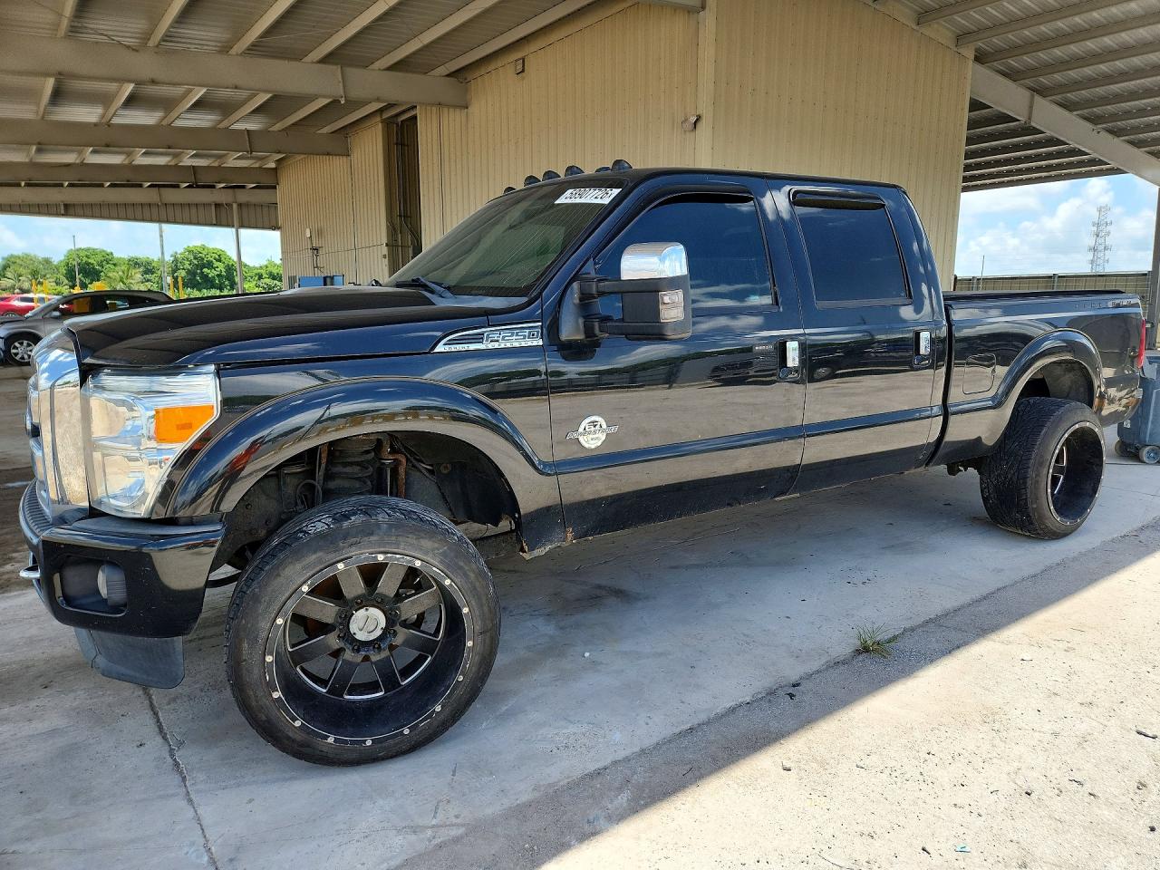 2013 Ford F250 Super Duty Black vin: 1FT7W2BT2DEB87539