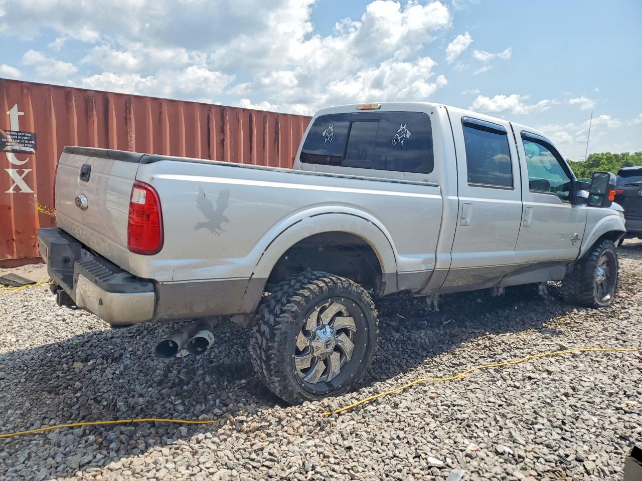 2014 Ford F250 Super Duty Silver vin: 1FT7W2BT2EEA82503
