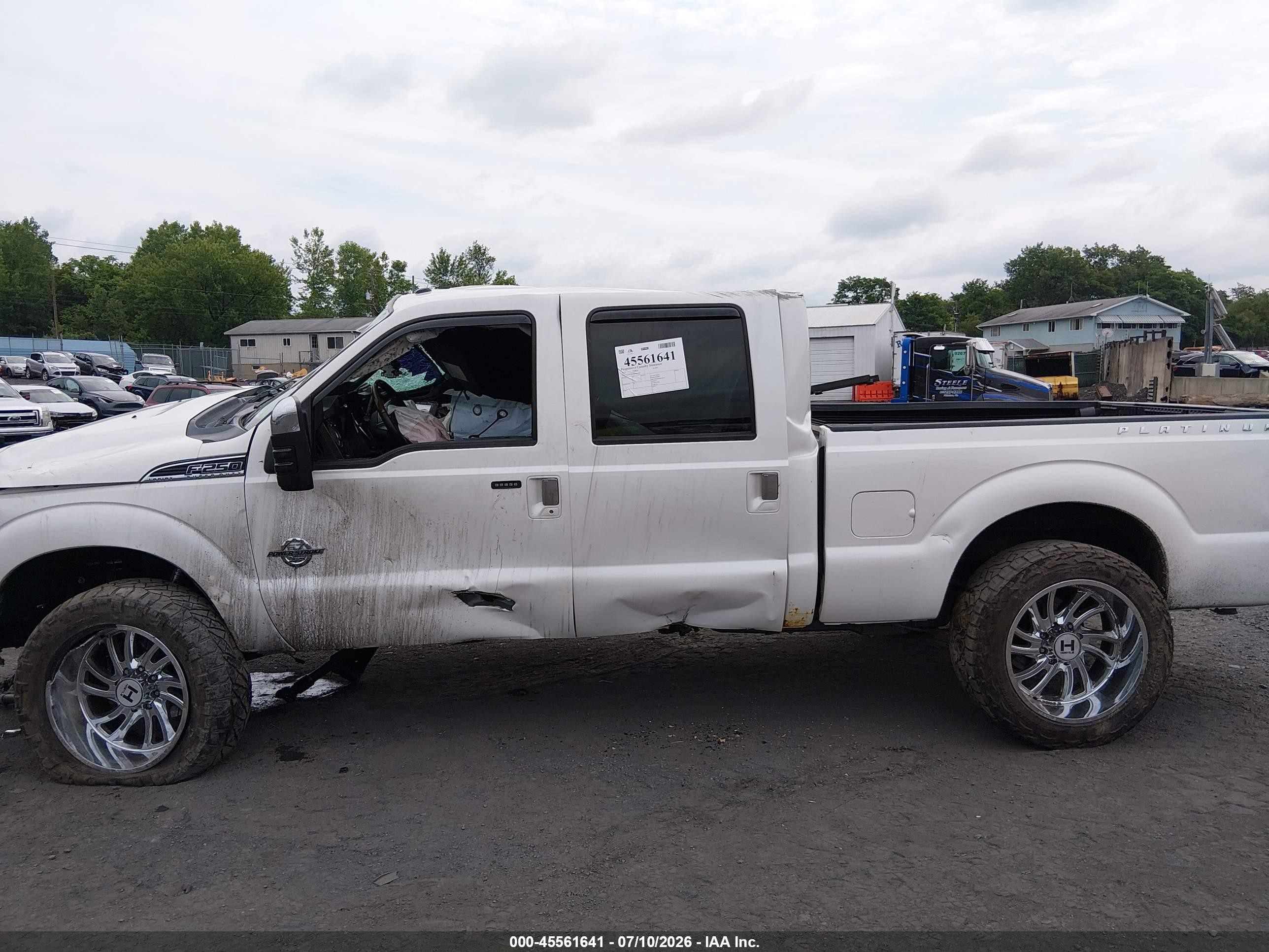 2014 Ford F-250 Lariat/xl/xlt White vin: 1FT7W2BT2EEB01485