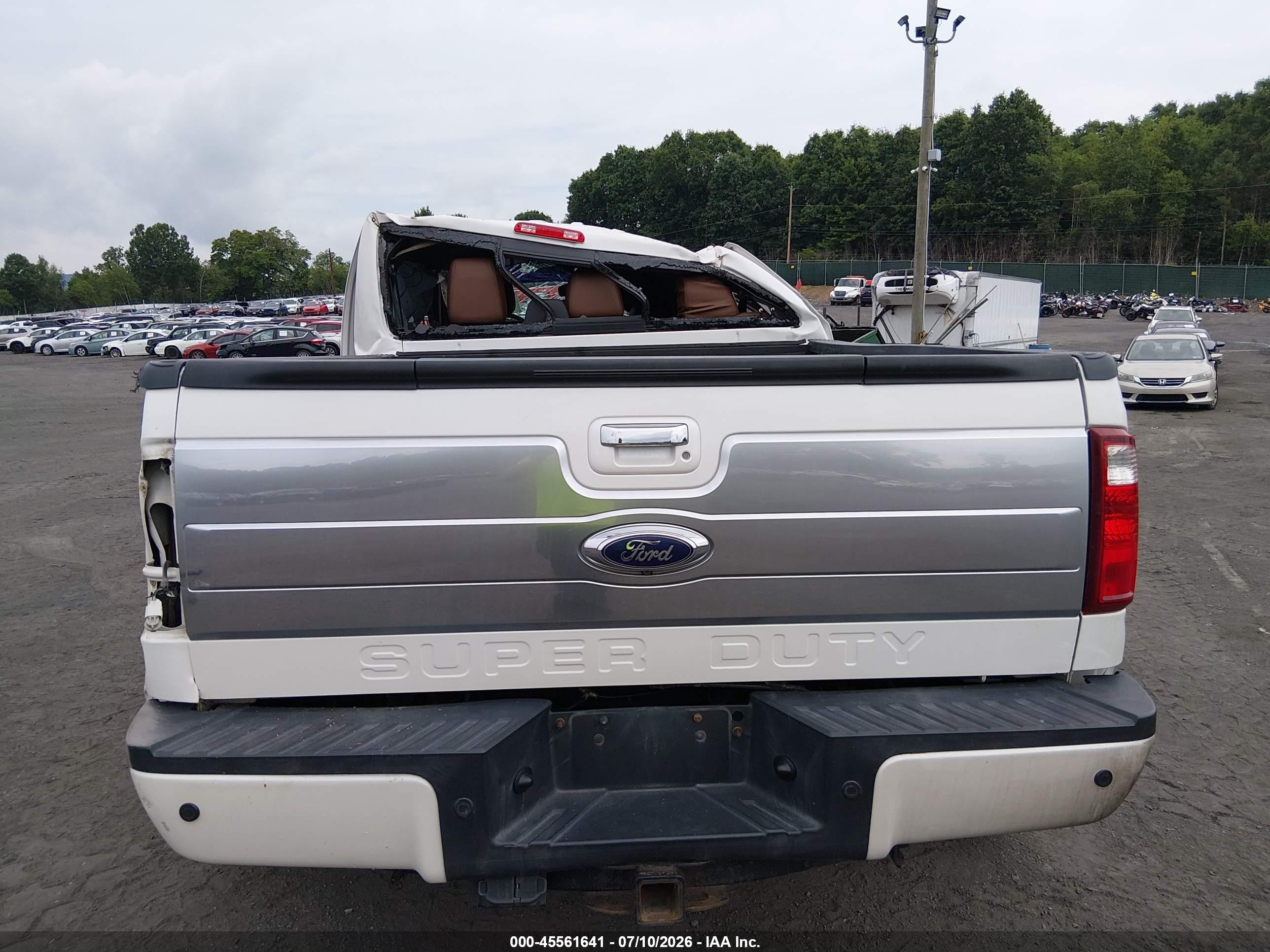 2014 Ford F-250 Lariat/xl/xlt White vin: 1FT7W2BT2EEB01485