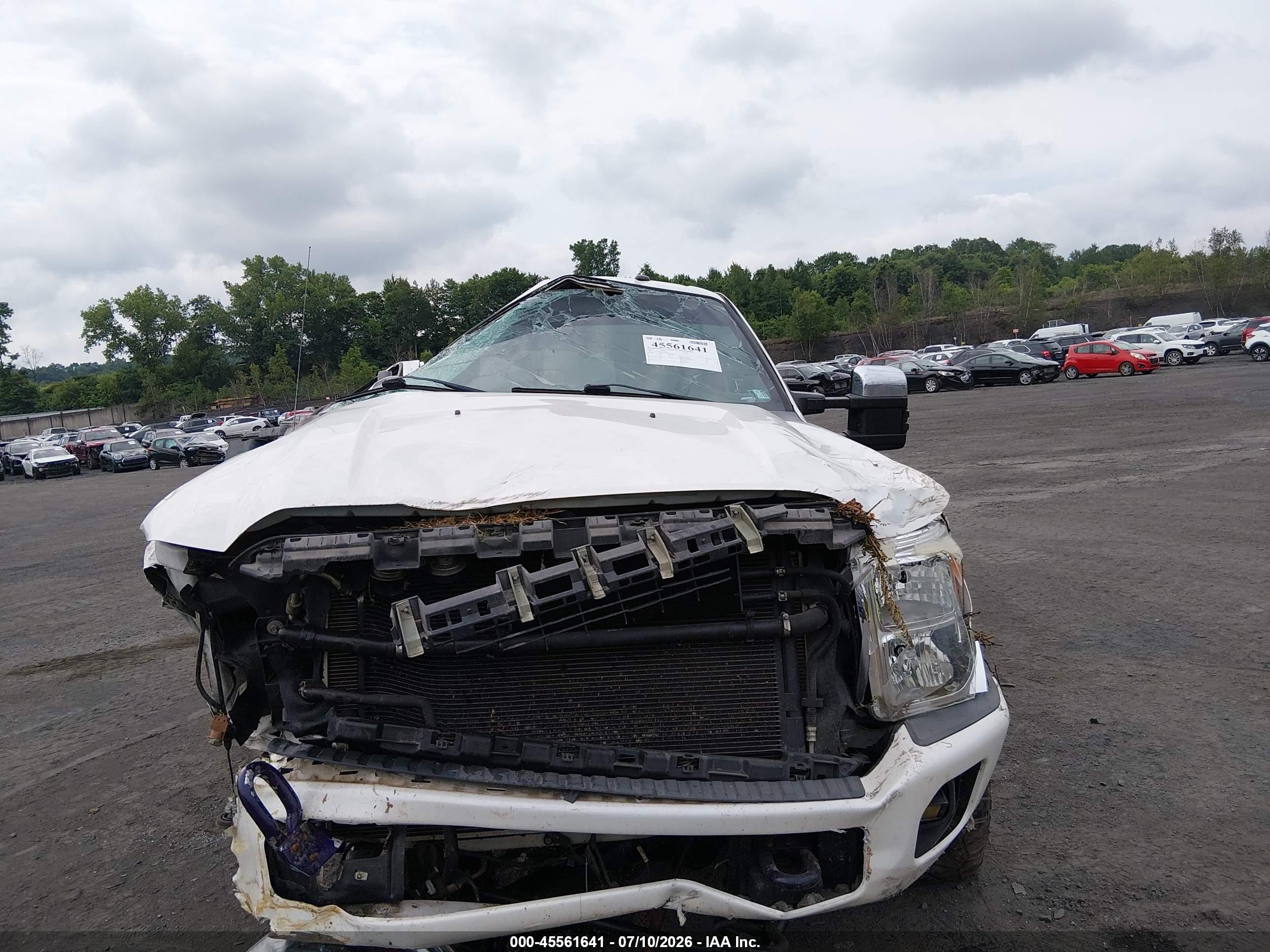 2014 Ford F-250 Lariat/xl/xlt White vin: 1FT7W2BT2EEB01485