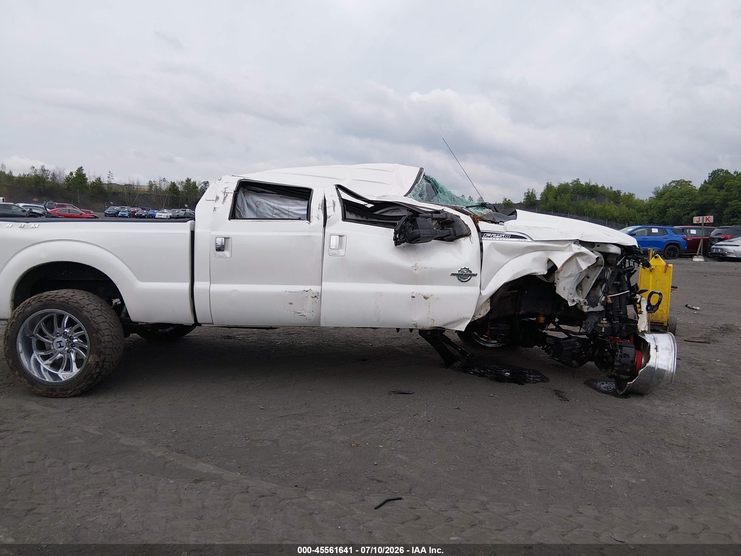 2014 Ford F-250 Lariat/xl/xlt White vin: 1FT7W2BT2EEB01485