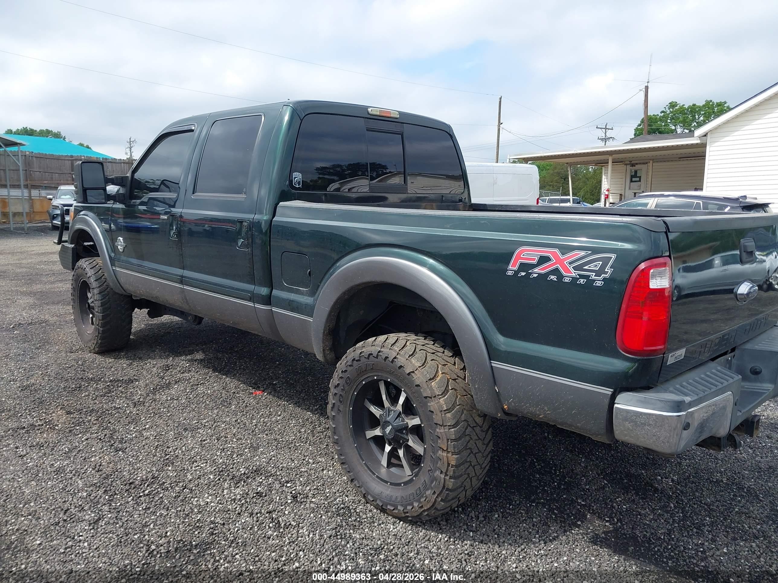 2014 Ford F-250 Lariat Green vin: 1FT7W2BT2EEB84559