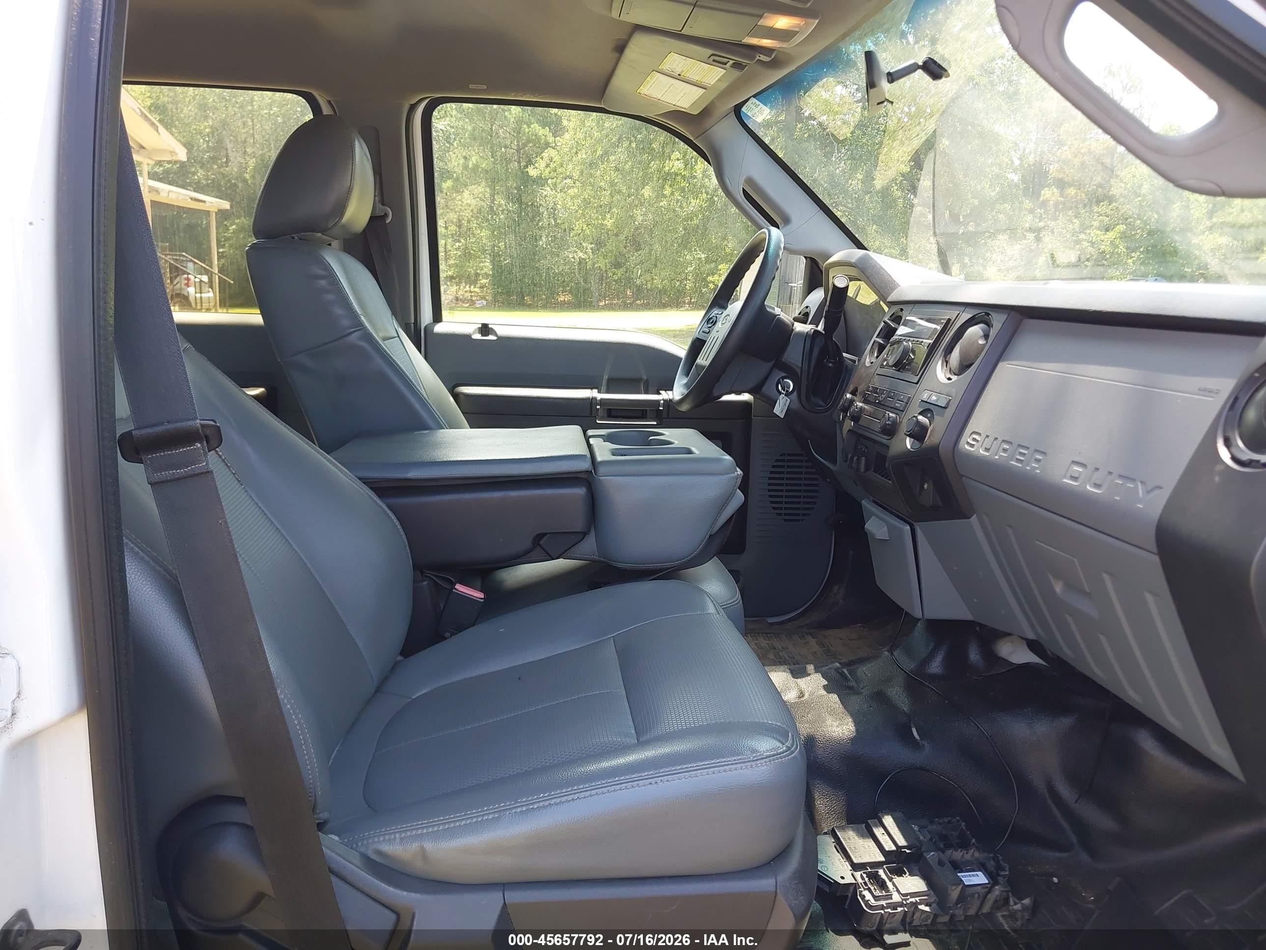 2015 Ford F-250 Xl White vin: 1FT7W2BT2FEA02408
