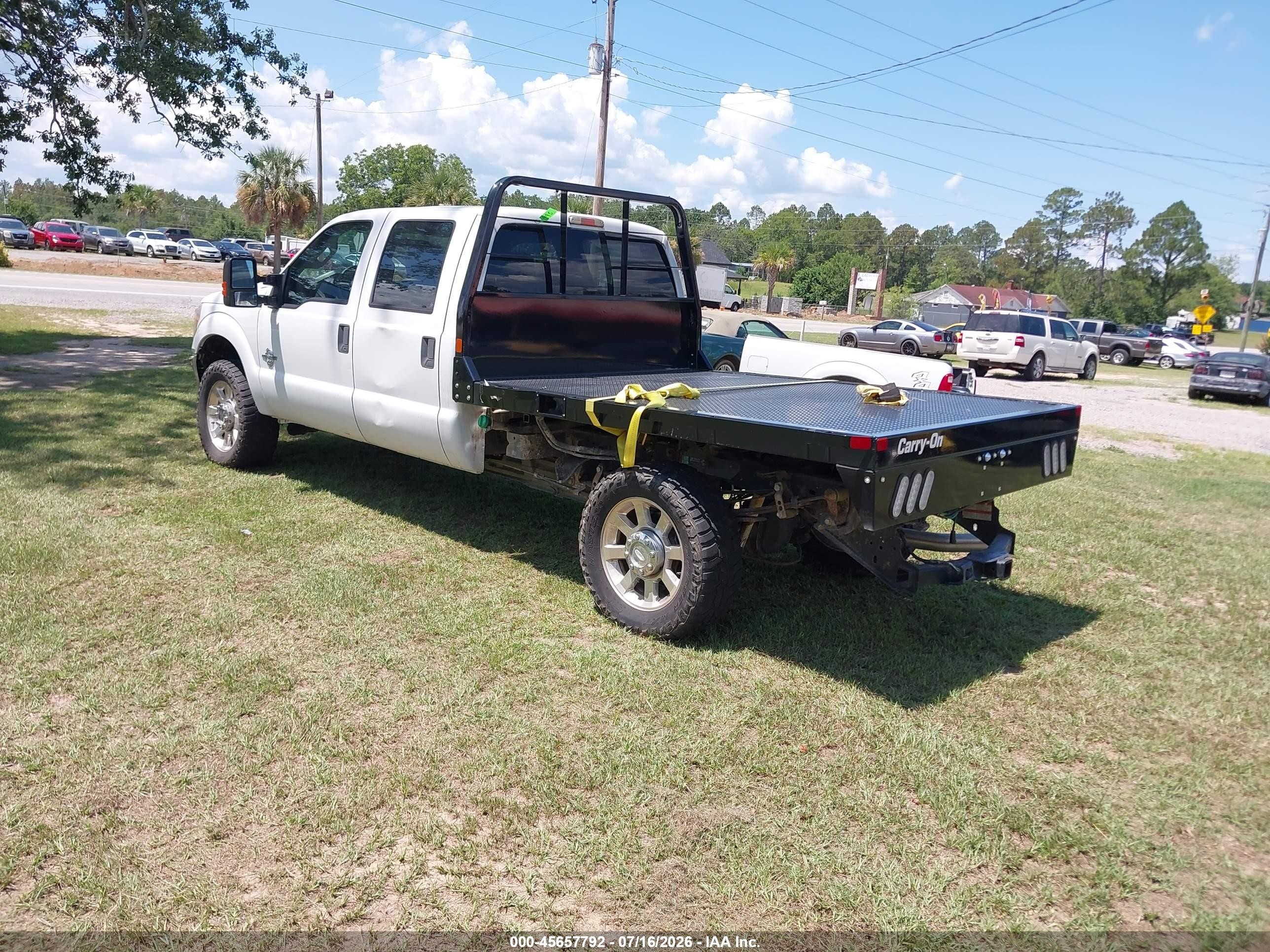 2015 Ford F-250 Xl White vin: 1FT7W2BT2FEA02408