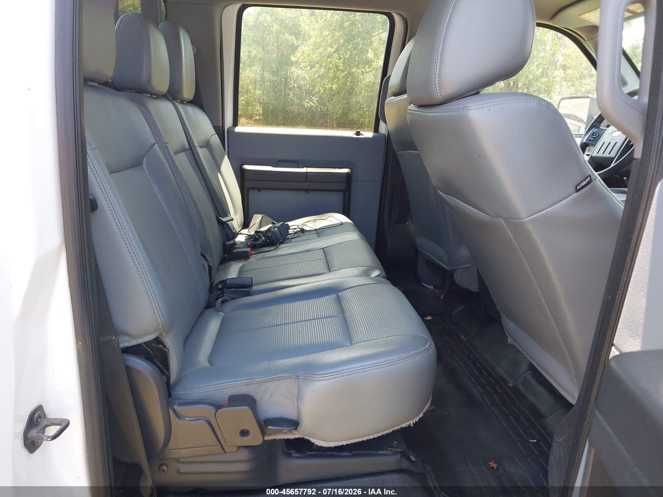 2015 Ford F-250 Xl White vin: 1FT7W2BT2FEA02408