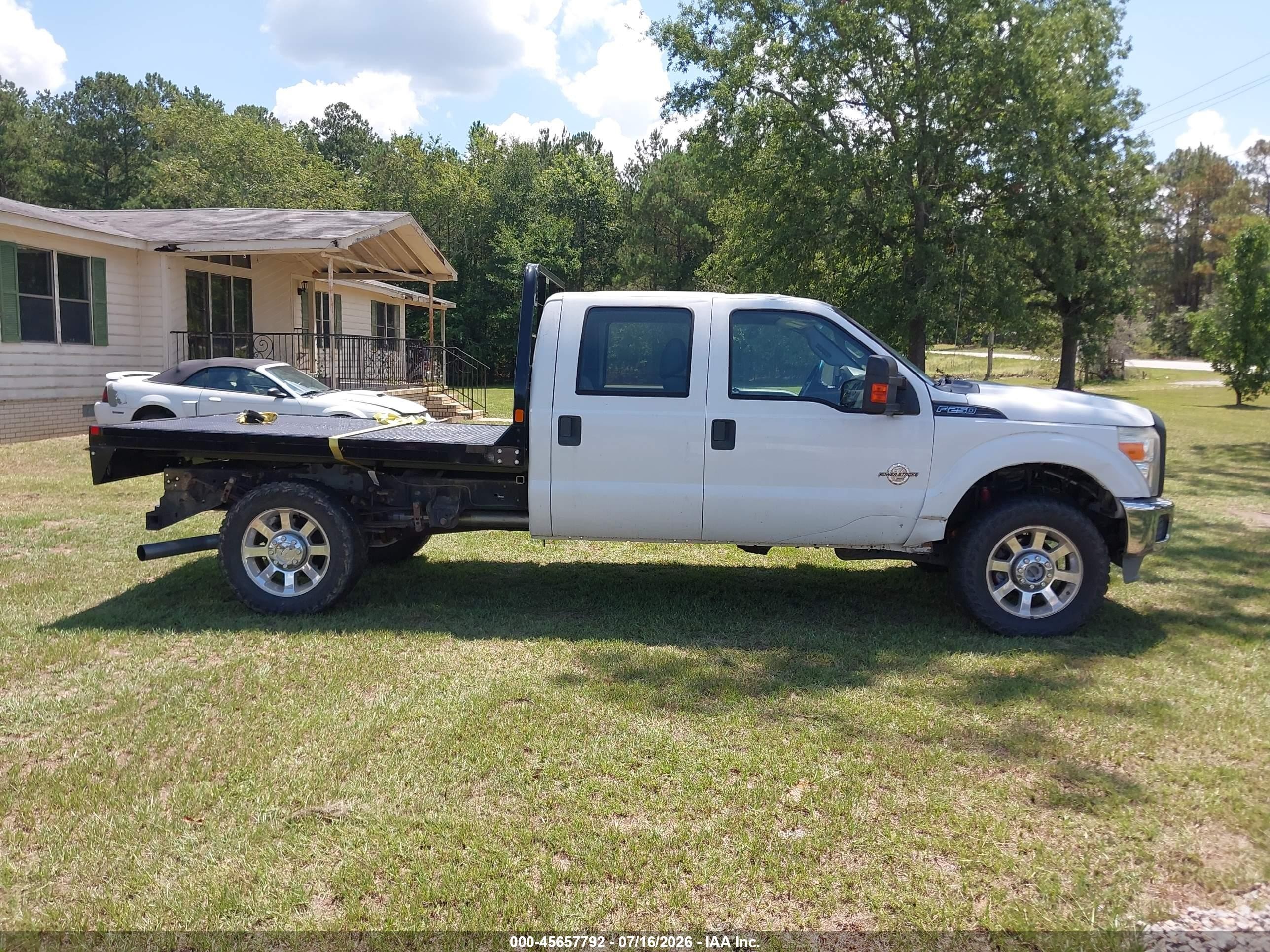 2015 Ford F-250 Xl White vin: 1FT7W2BT2FEA02408