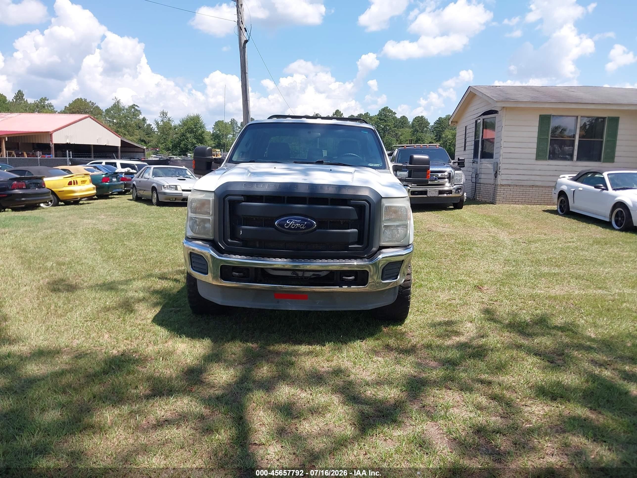 2015 Ford F-250 Xl White vin: 1FT7W2BT2FEA02408