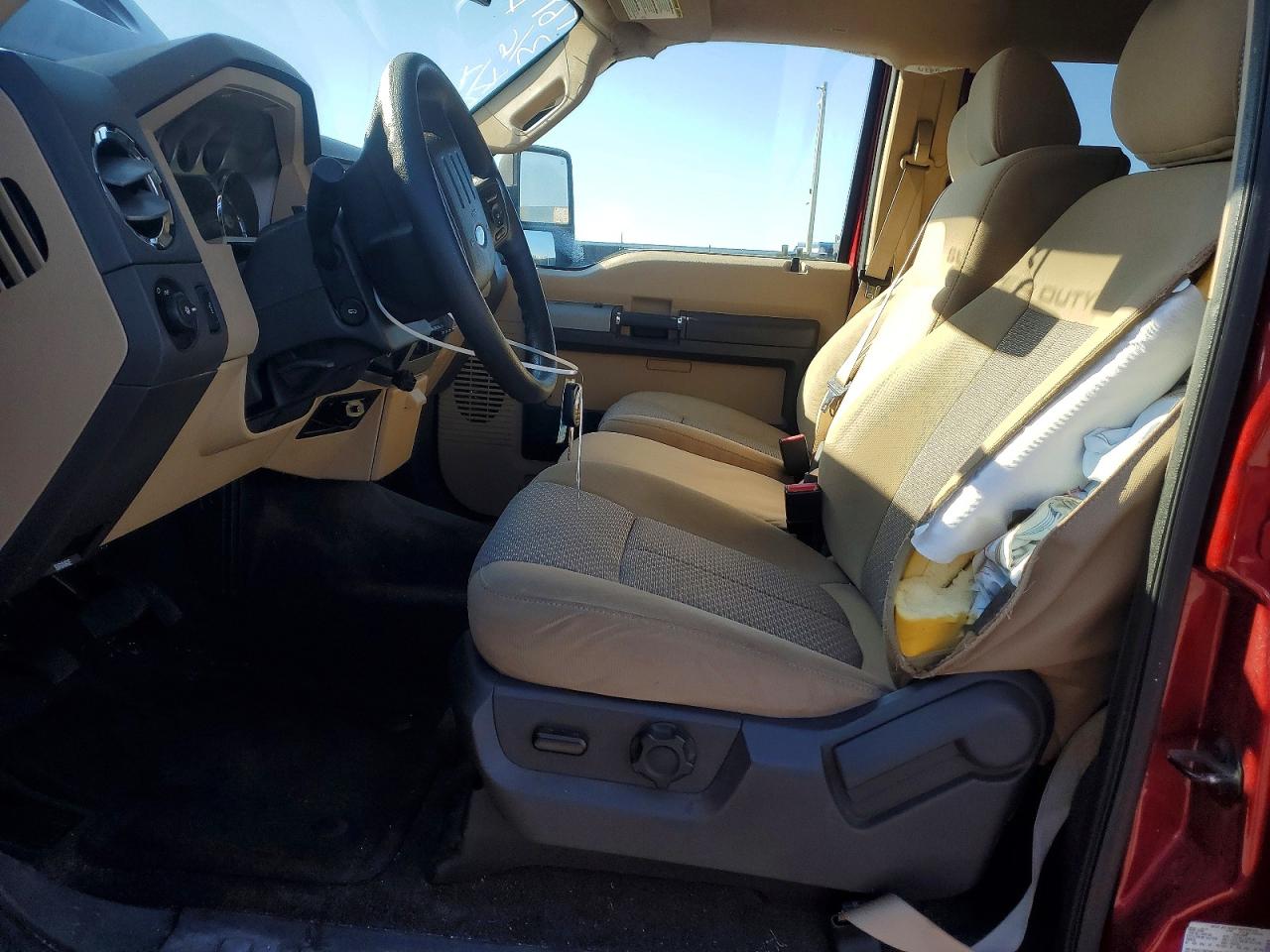 2015 Ford F250 Super Duty Red vin: 1FT7W2BT2FEA63189