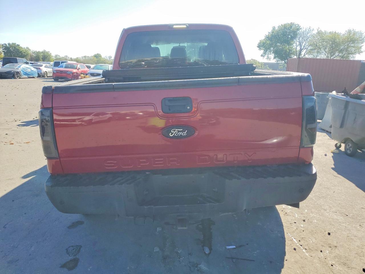 2015 Ford F250 Super Duty Red vin: 1FT7W2BT2FEA63189