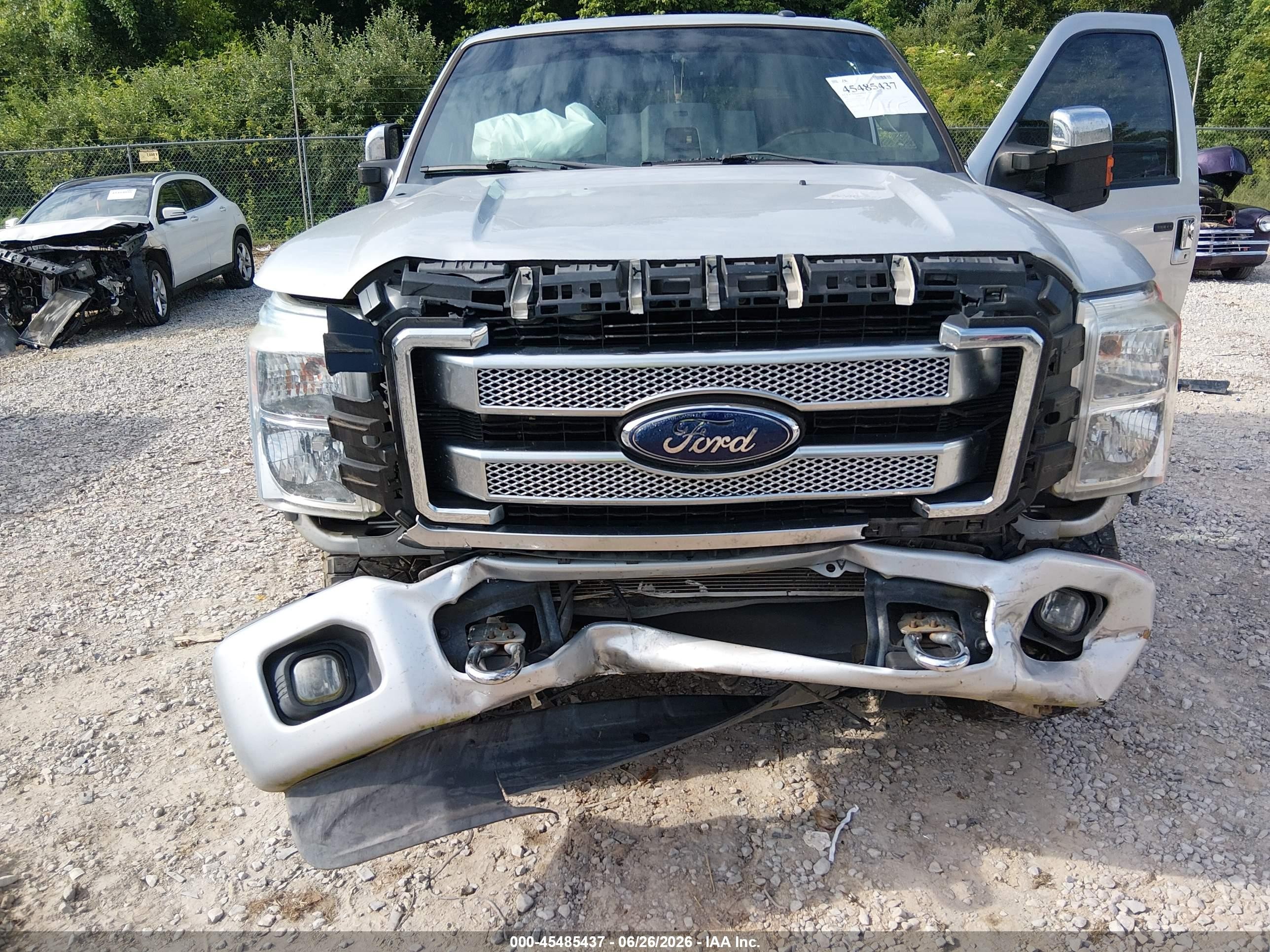 2015 Ford F-250 Lariat Silver vin: 1FT7W2BT2FEA73852