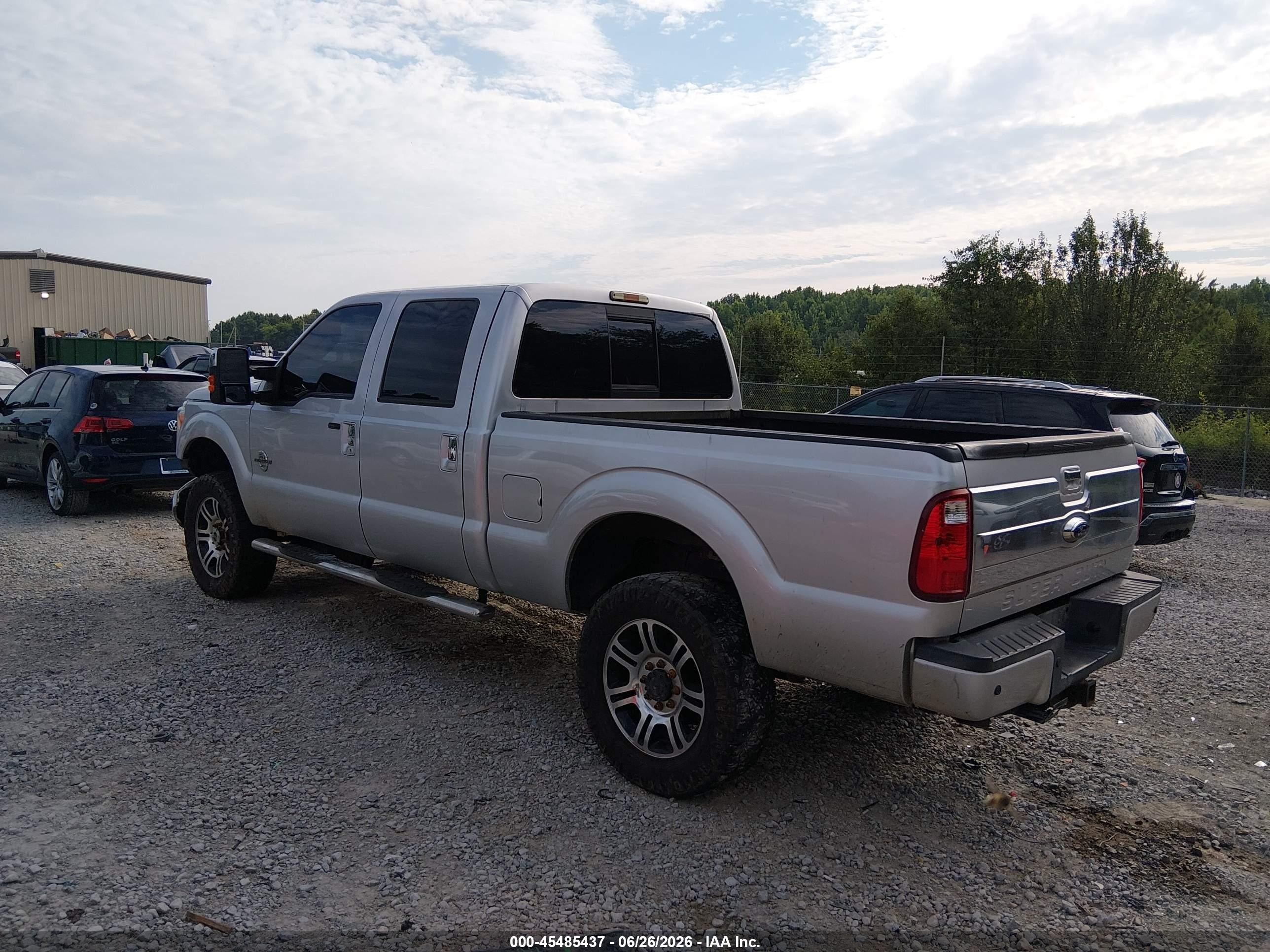 2015 Ford F-250 Lariat Silver vin: 1FT7W2BT2FEA73852