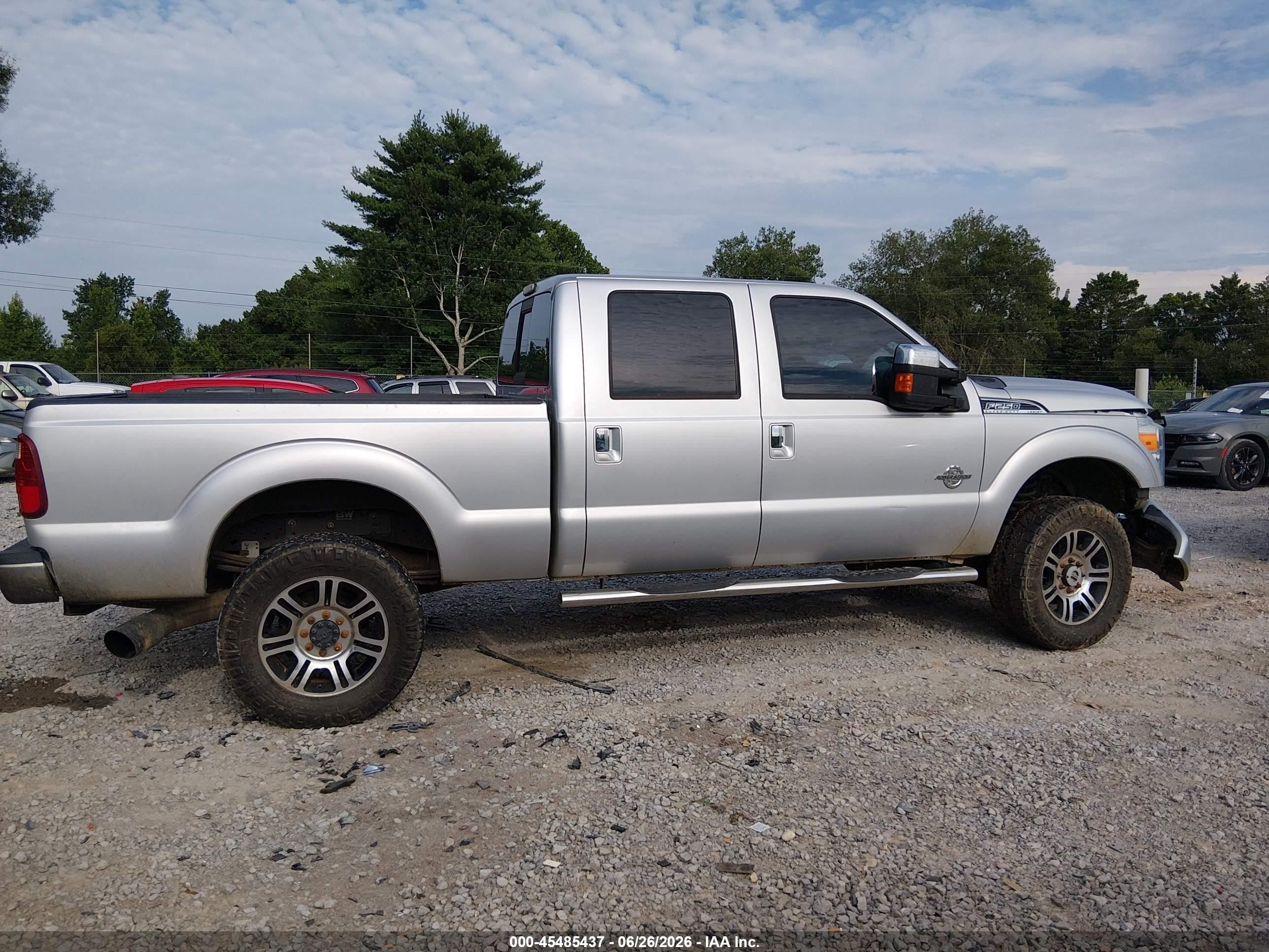 2015 Ford F-250 Lariat Silver vin: 1FT7W2BT2FEA73852