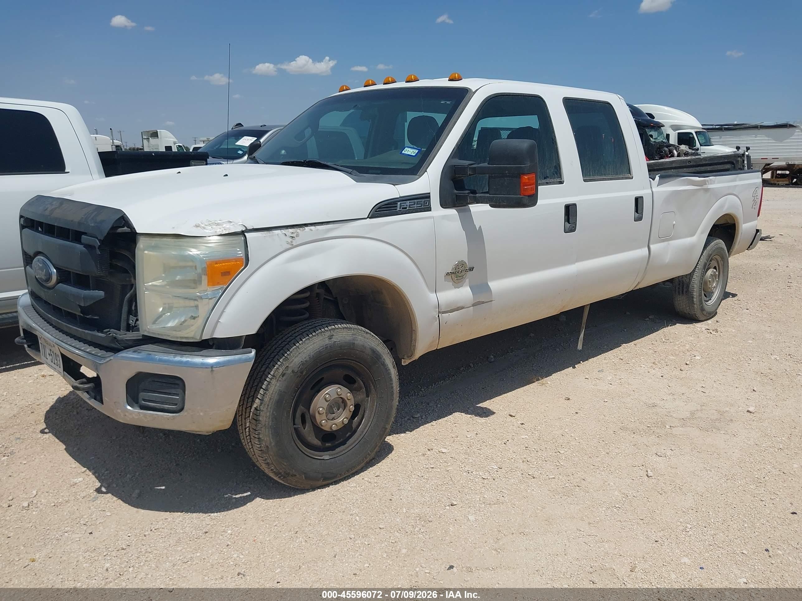 2015 Ford F-250 Xl White vin: 1FT7W2BT2FEA81157