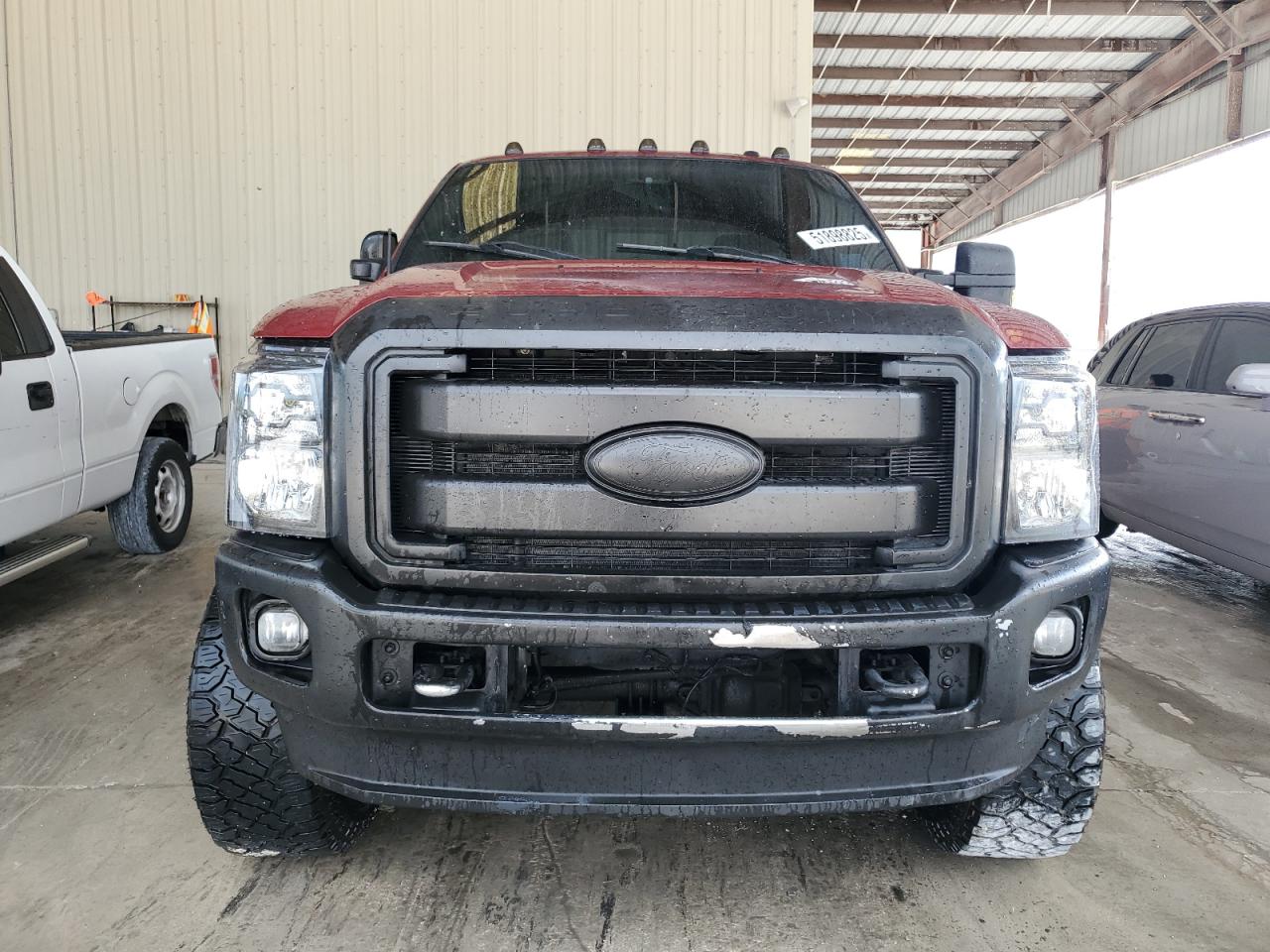 2015 Ford F250 Super Duty Burgundy vin: 1FT7W2BT2FEB03044