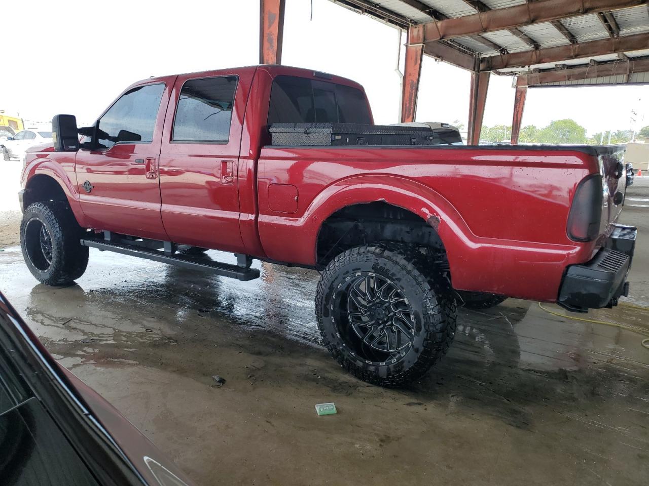 2015 Ford F250 Super Duty Burgundy vin: 1FT7W2BT2FEB03044