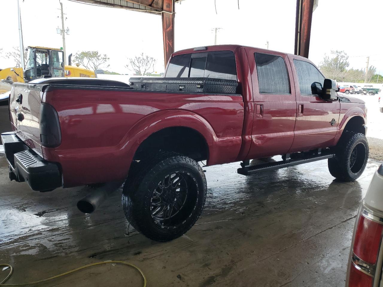 2015 Ford F250 Super Duty Burgundy vin: 1FT7W2BT2FEB03044