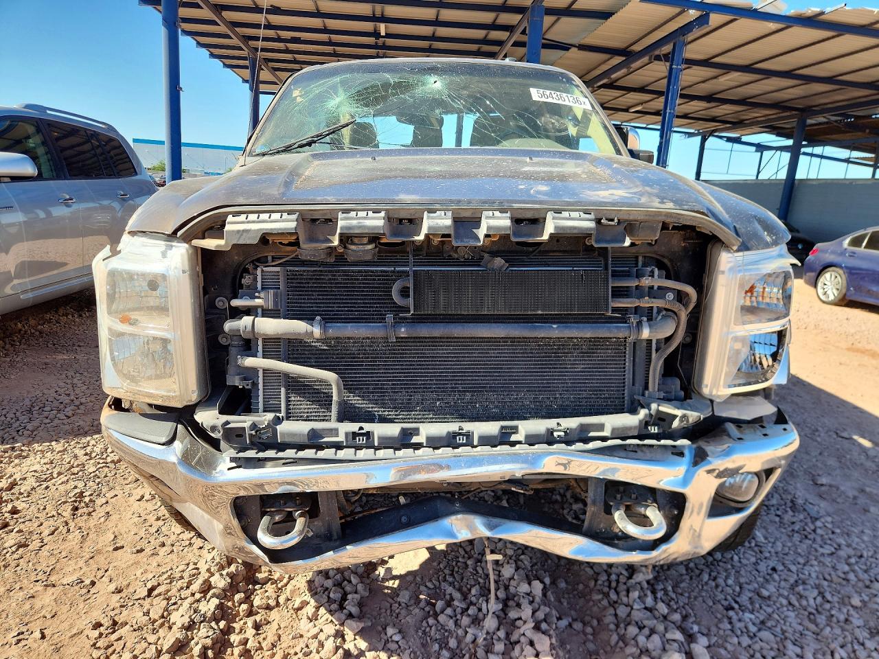 2015 Ford F250 Super Duty Silver vin: 1FT7W2BT2FEB78875