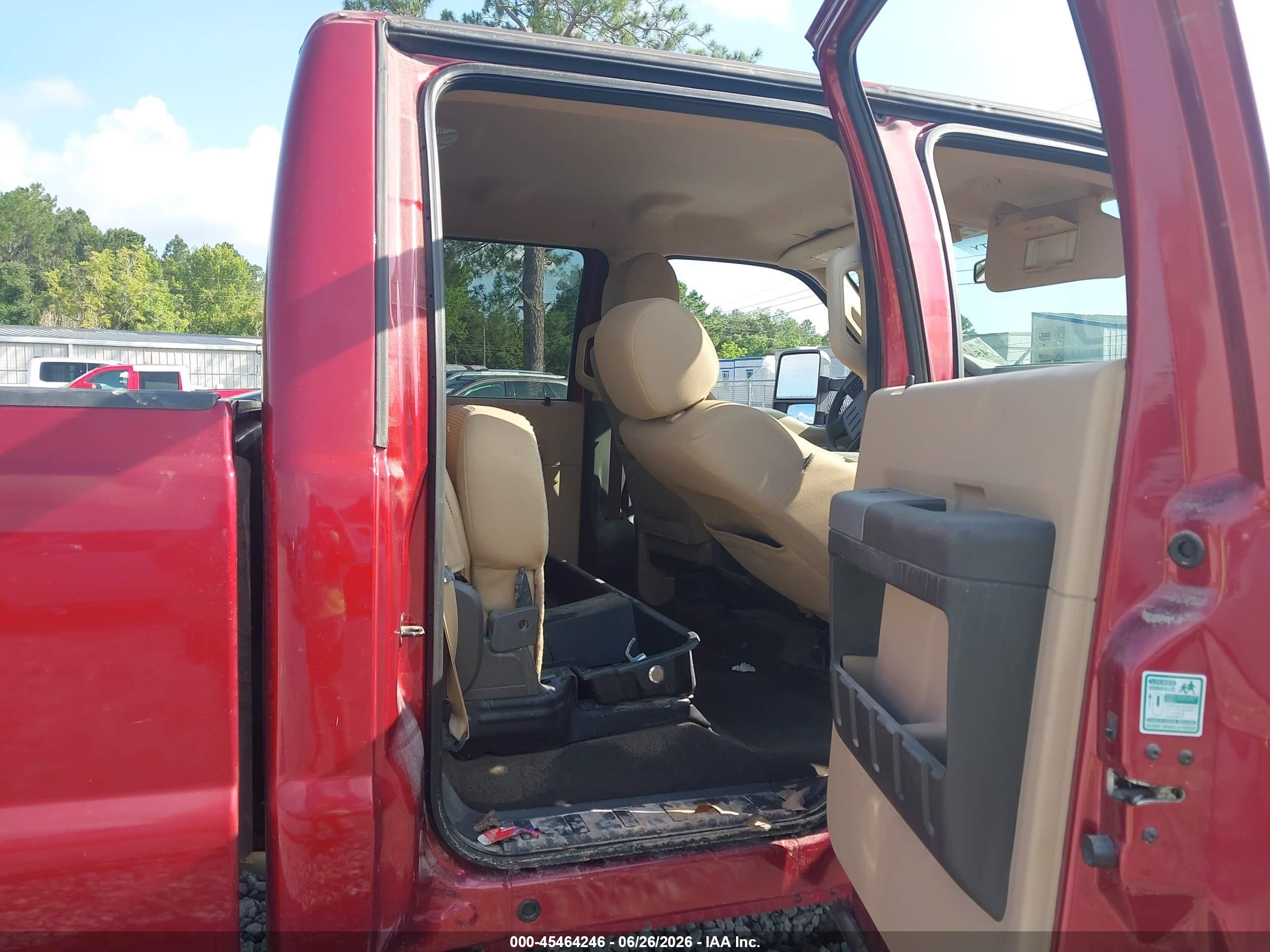 2015 Ford F-250 Xlt Maroon vin: 1FT7W2BT2FEC08232