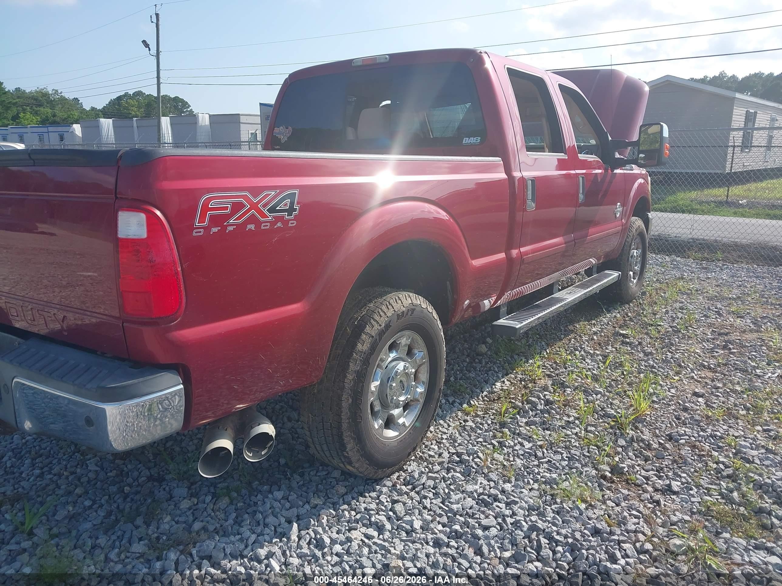 2015 Ford F-250 Xlt Maroon vin: 1FT7W2BT2FEC08232