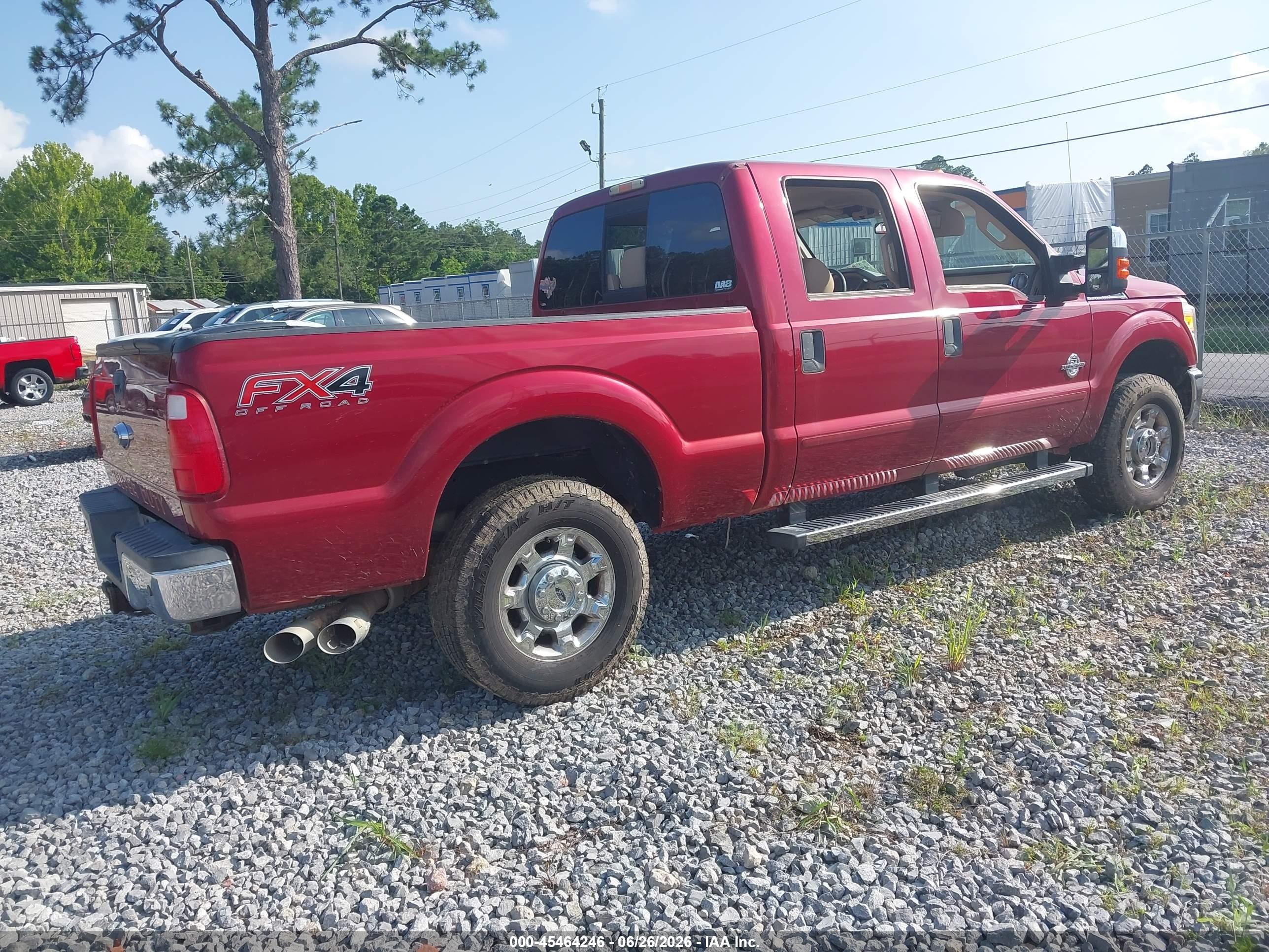 2015 Ford F-250 Xlt Maroon vin: 1FT7W2BT2FEC08232