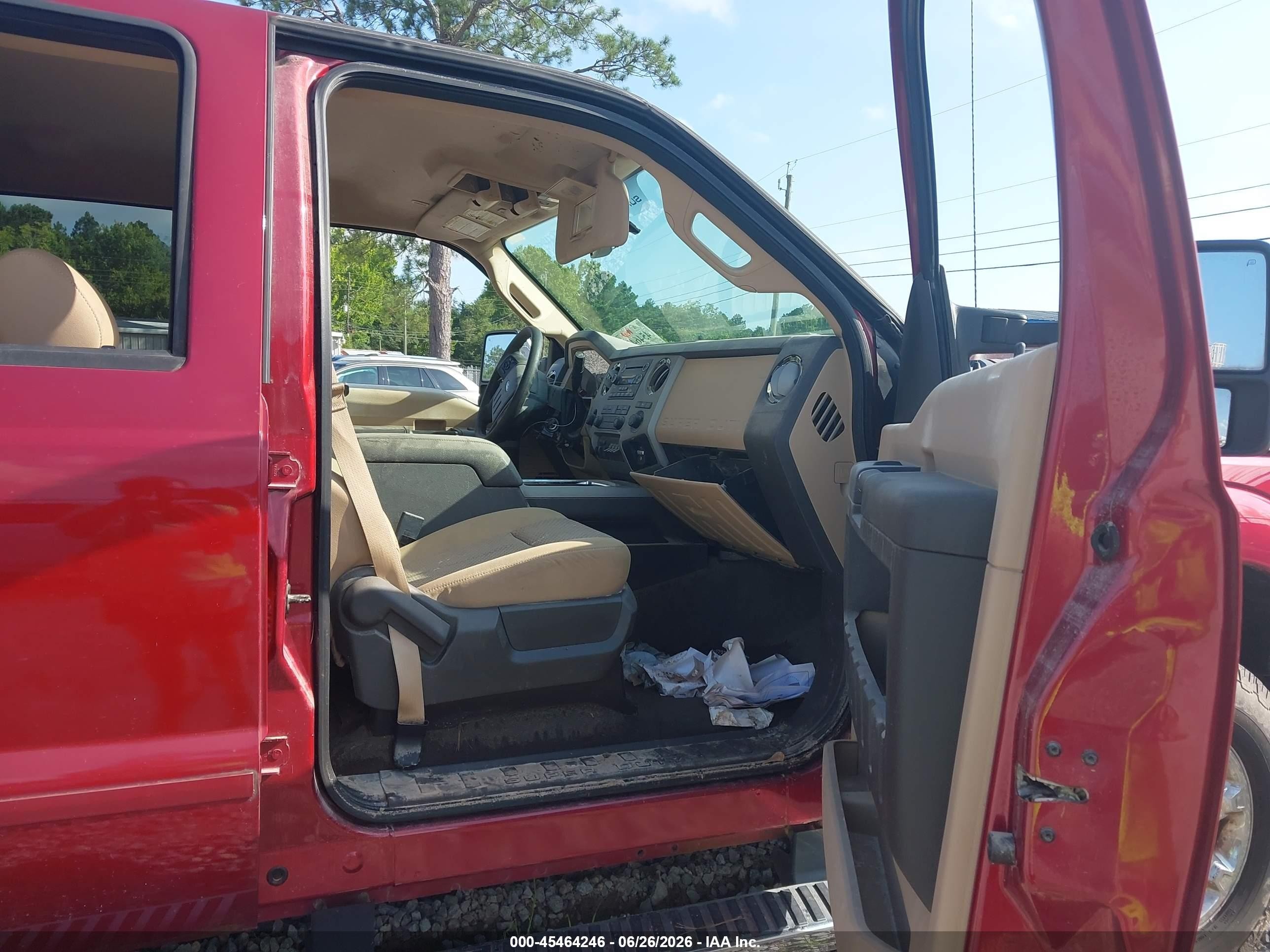 2015 Ford F-250 Xlt Maroon vin: 1FT7W2BT2FEC08232
