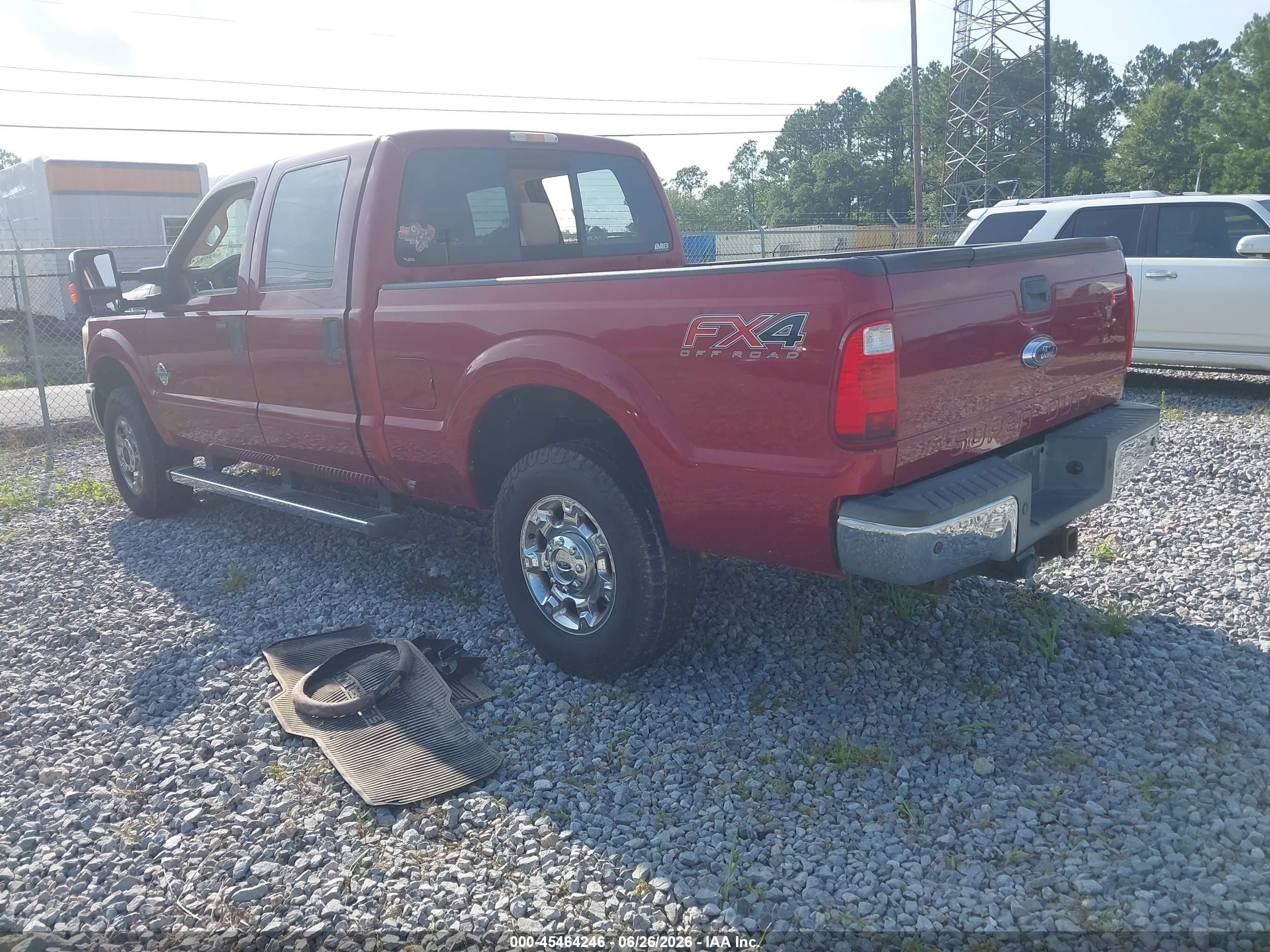 2015 Ford F-250 Xlt Maroon vin: 1FT7W2BT2FEC08232