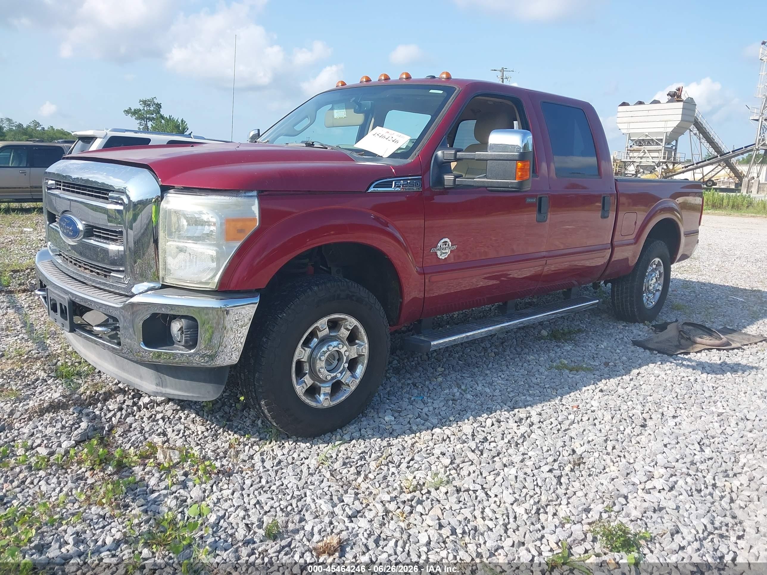 2015 Ford F-250 Xlt Maroon vin: 1FT7W2BT2FEC08232