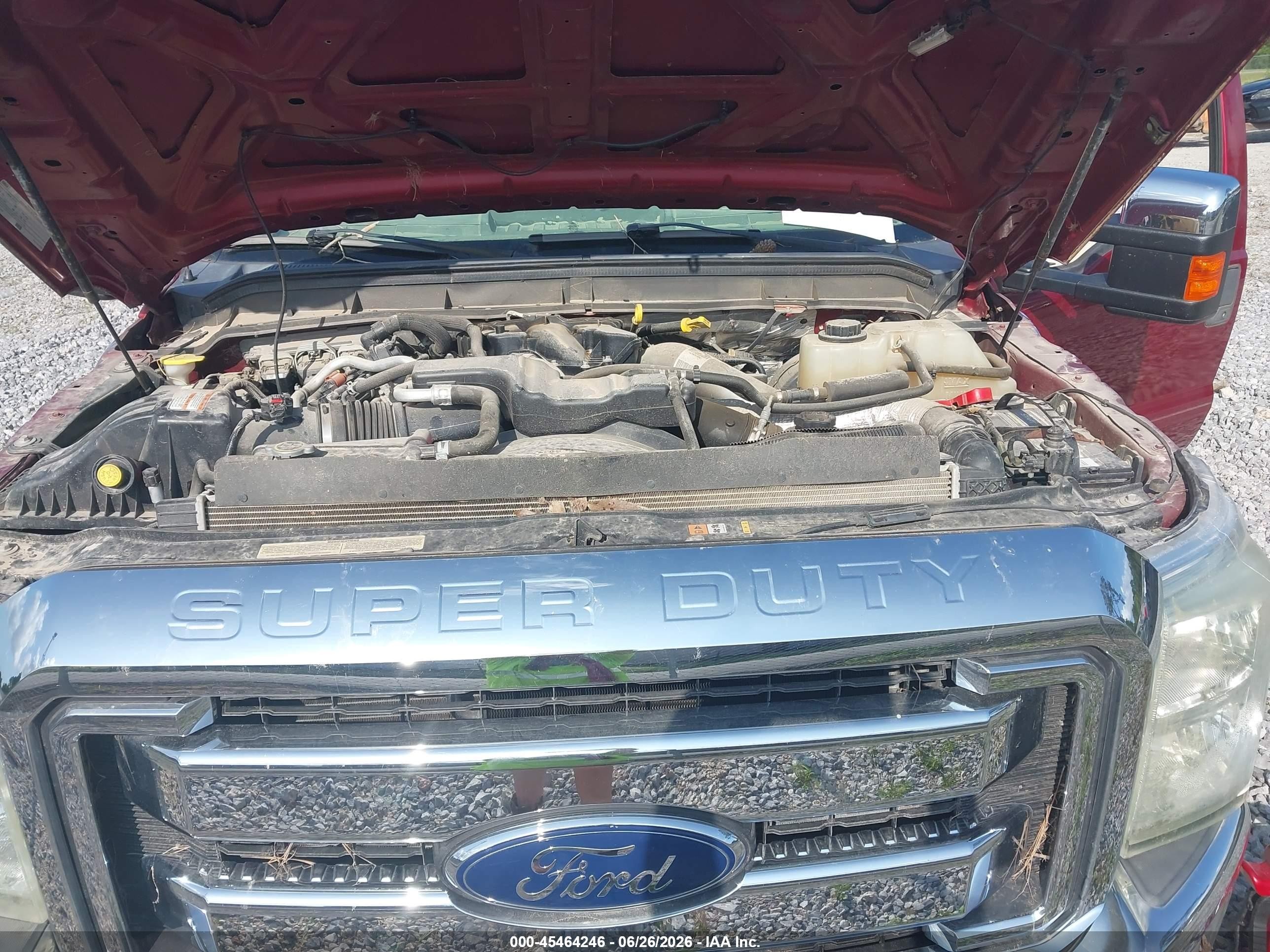 2015 Ford F-250 Xlt Maroon vin: 1FT7W2BT2FEC08232