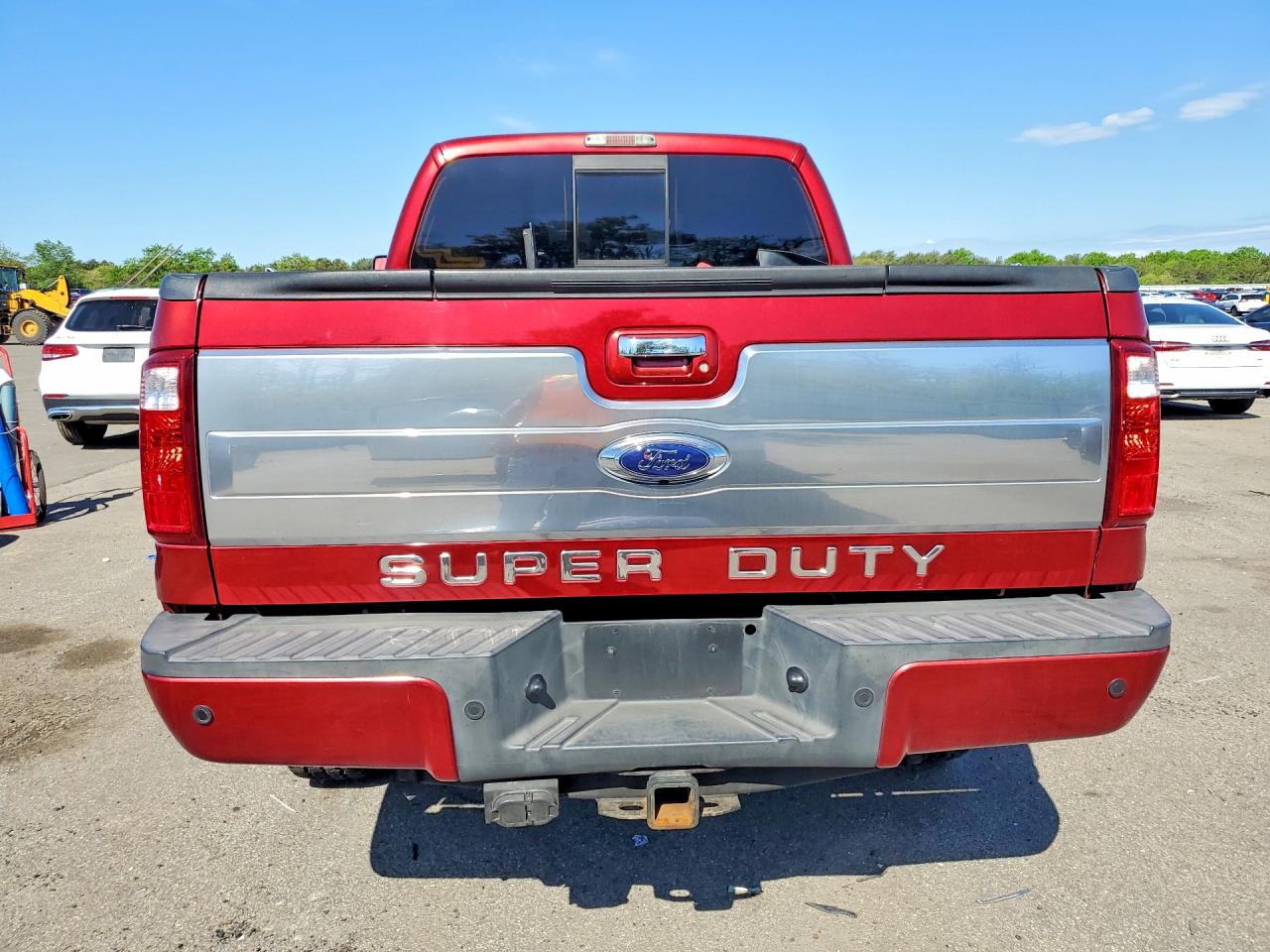 2015 Ford F250 Super Duty Red vin: 1FT7W2BT2FEC96778