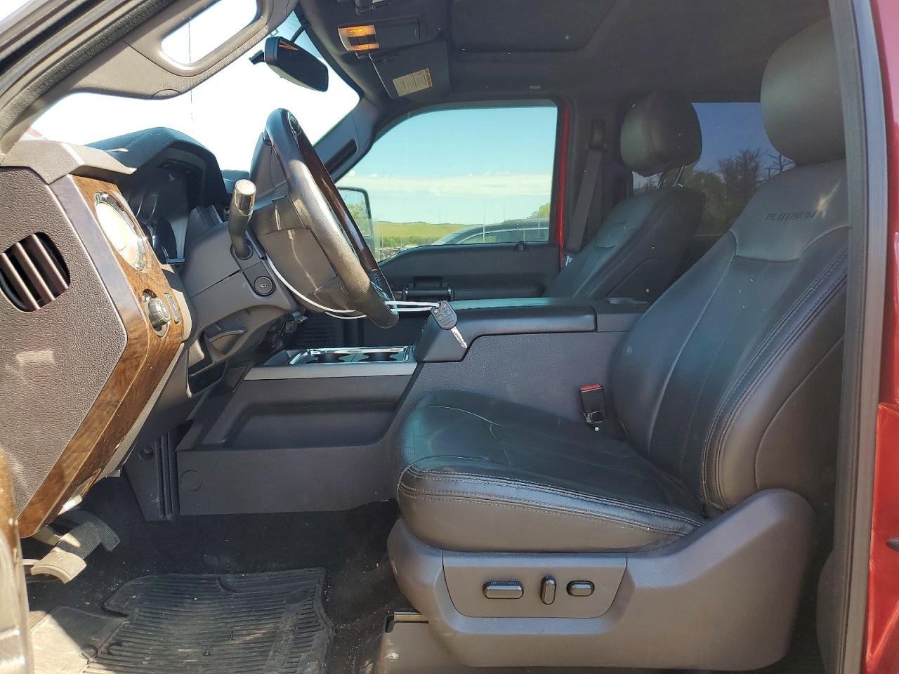 2015 Ford F250 Super Duty Red vin: 1FT7W2BT2FEC96778