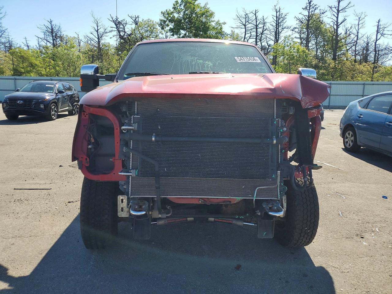2015 Ford F250 Super Duty Red vin: 1FT7W2BT2FEC96778
