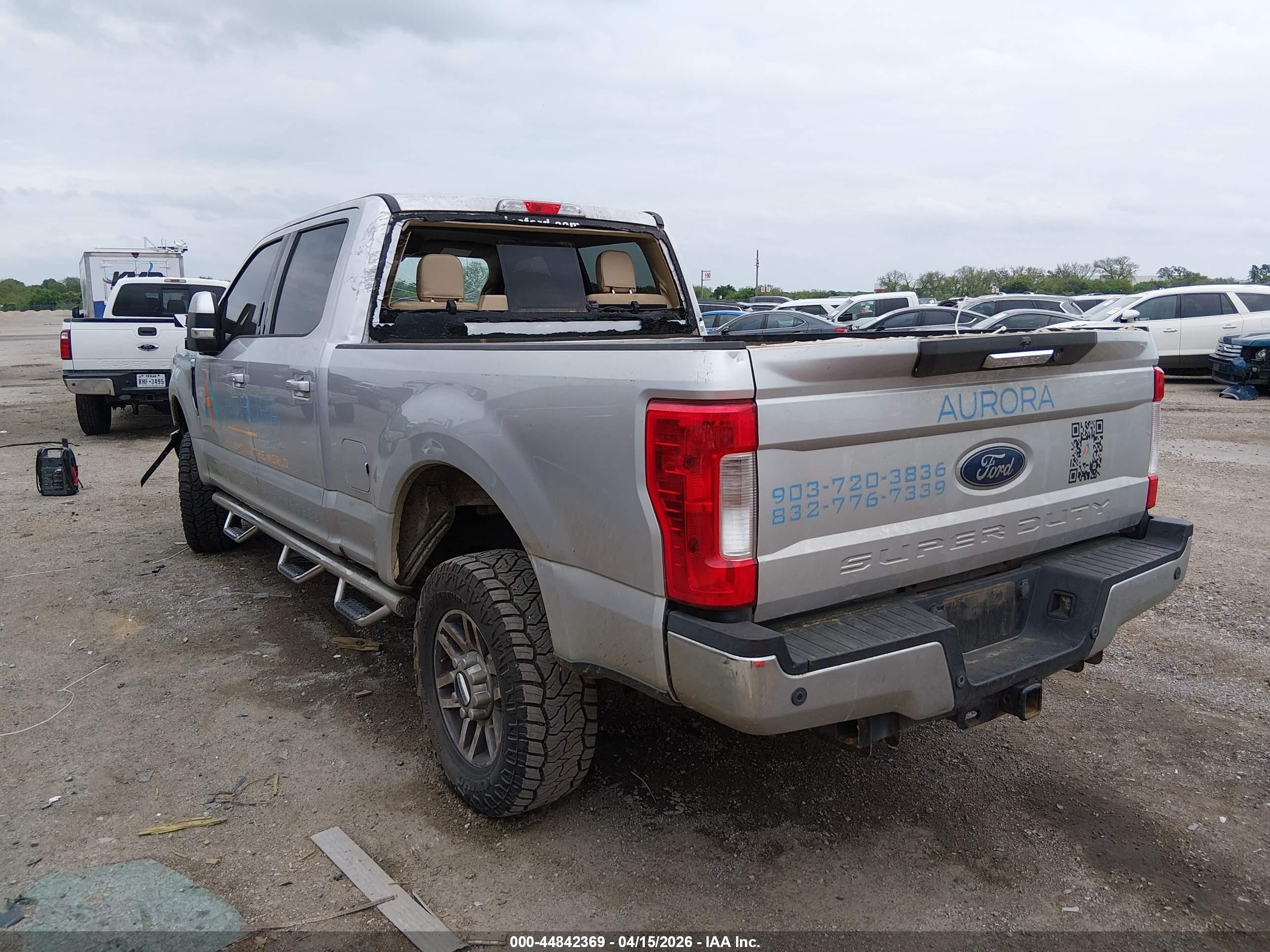 2017 Ford F-250 Lariat Silver vin: 1FT7W2BT2HEB98417