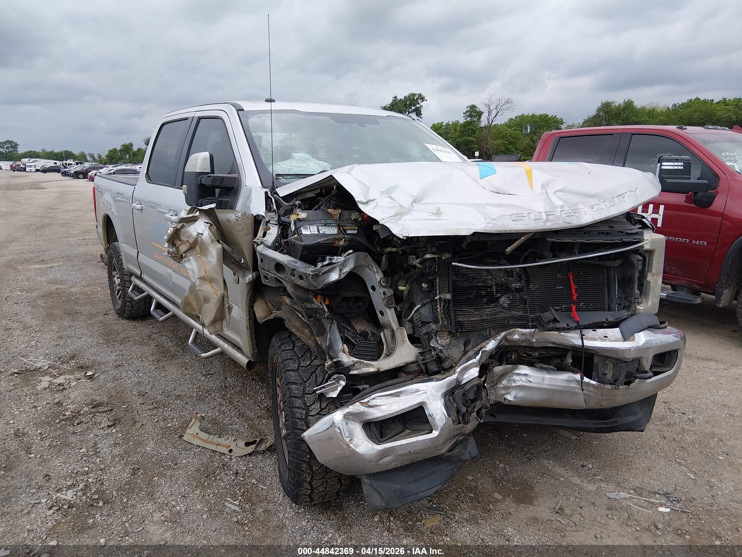 2017 Ford F-250 Lariat Silver vin: 1FT7W2BT2HEB98417