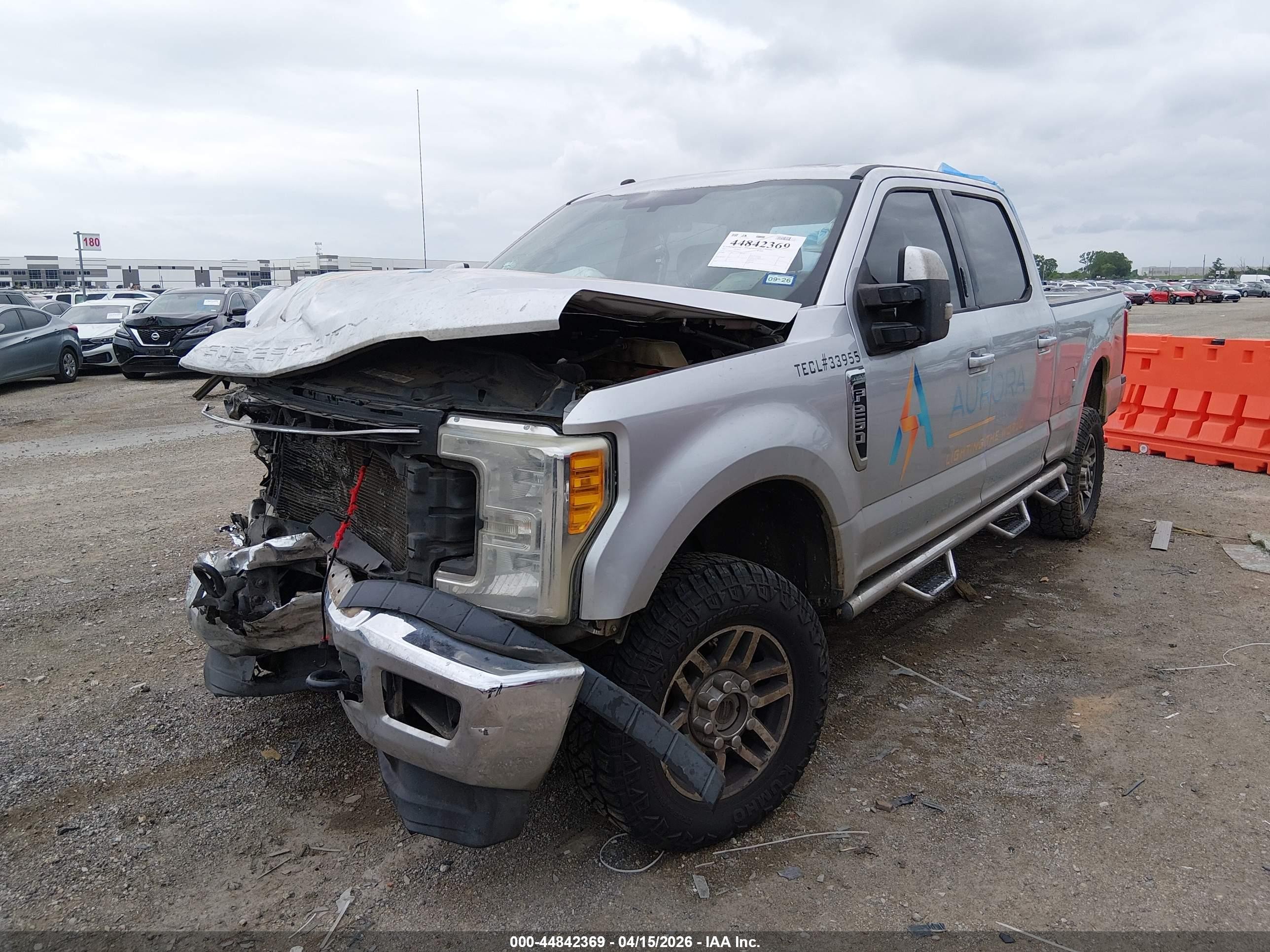 2017 Ford F-250 Lariat Silver vin: 1FT7W2BT2HEB98417