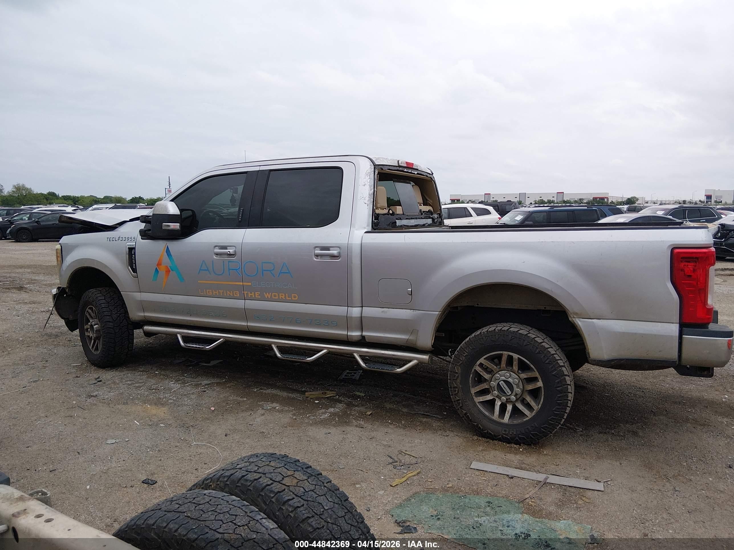 2017 Ford F-250 Lariat Silver vin: 1FT7W2BT2HEB98417