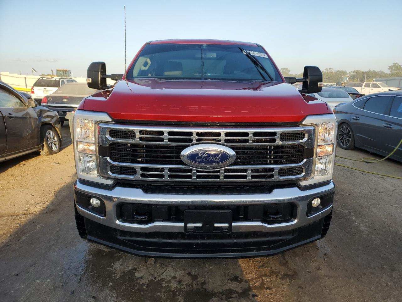 2023 Ford F250 Super Duty Red vin: 1FT7W2BT2PEC56511